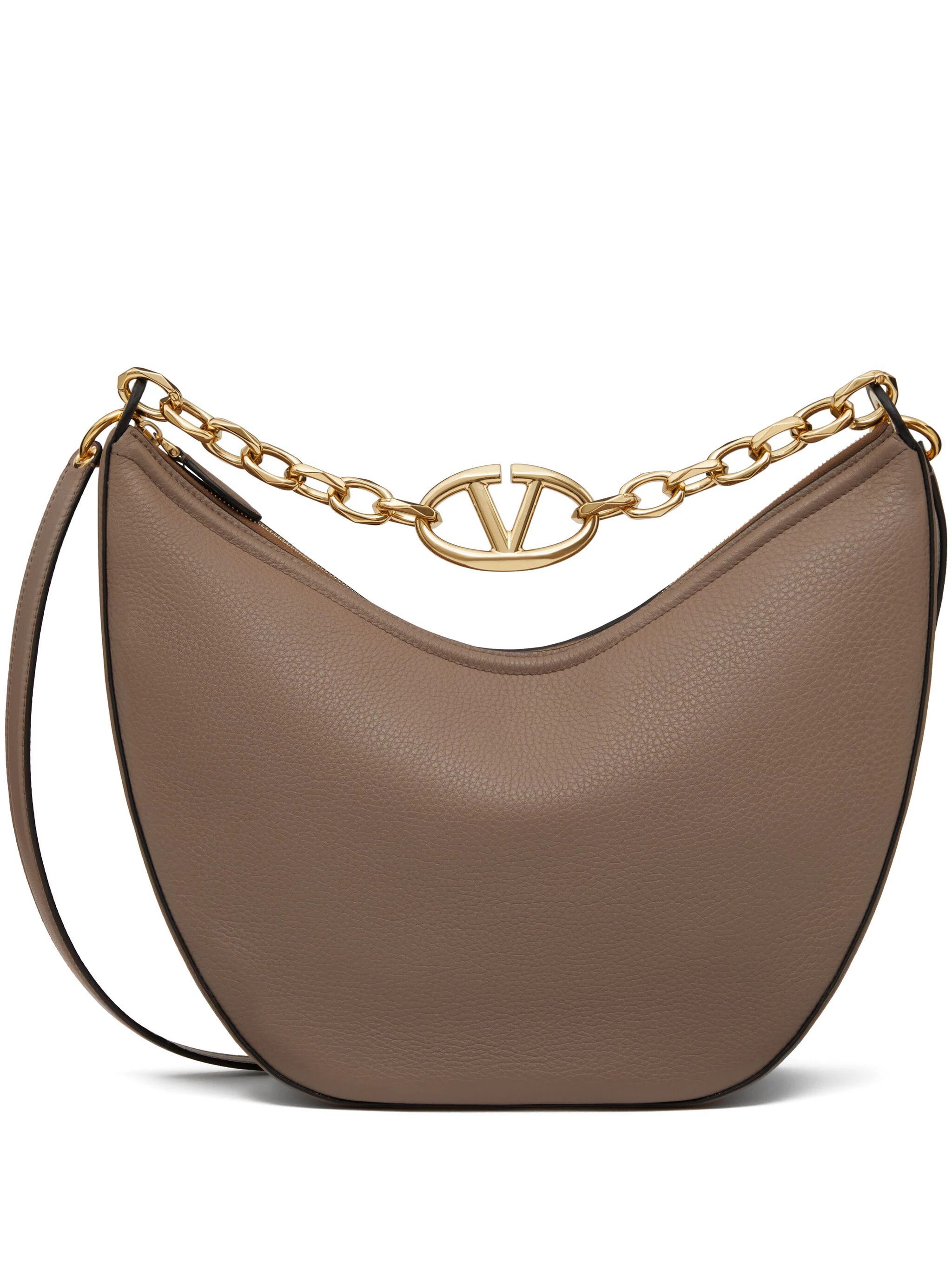 Valentino o1s22i1n0924 Size: OS / Medium Vlogo Moon Hobo Bag Size ONE SIZE - 1 Thumbnail