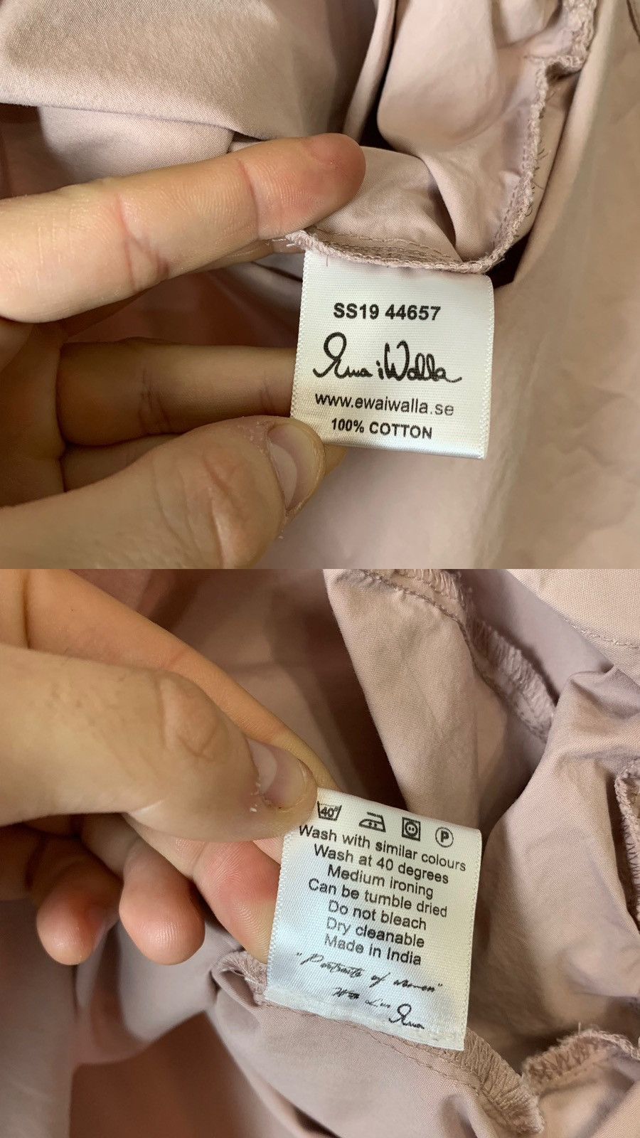 Ewa i Walla Woman’s Elongated Shirt With Buttons