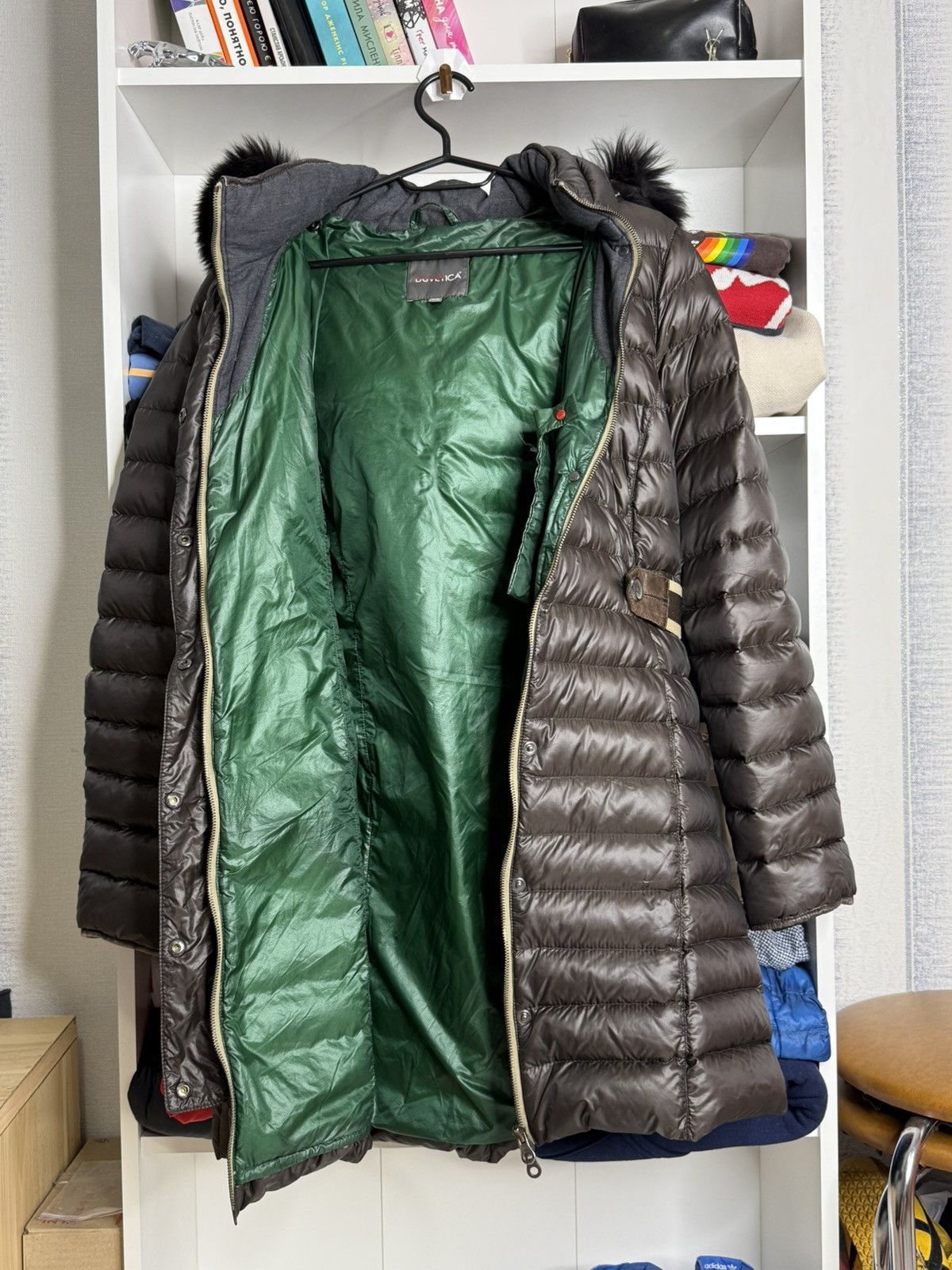 Duvetica Duvetica Brown Goose Down belted jacket size 42 Size S / US 4 / IT 40 - 13 Thumbnail