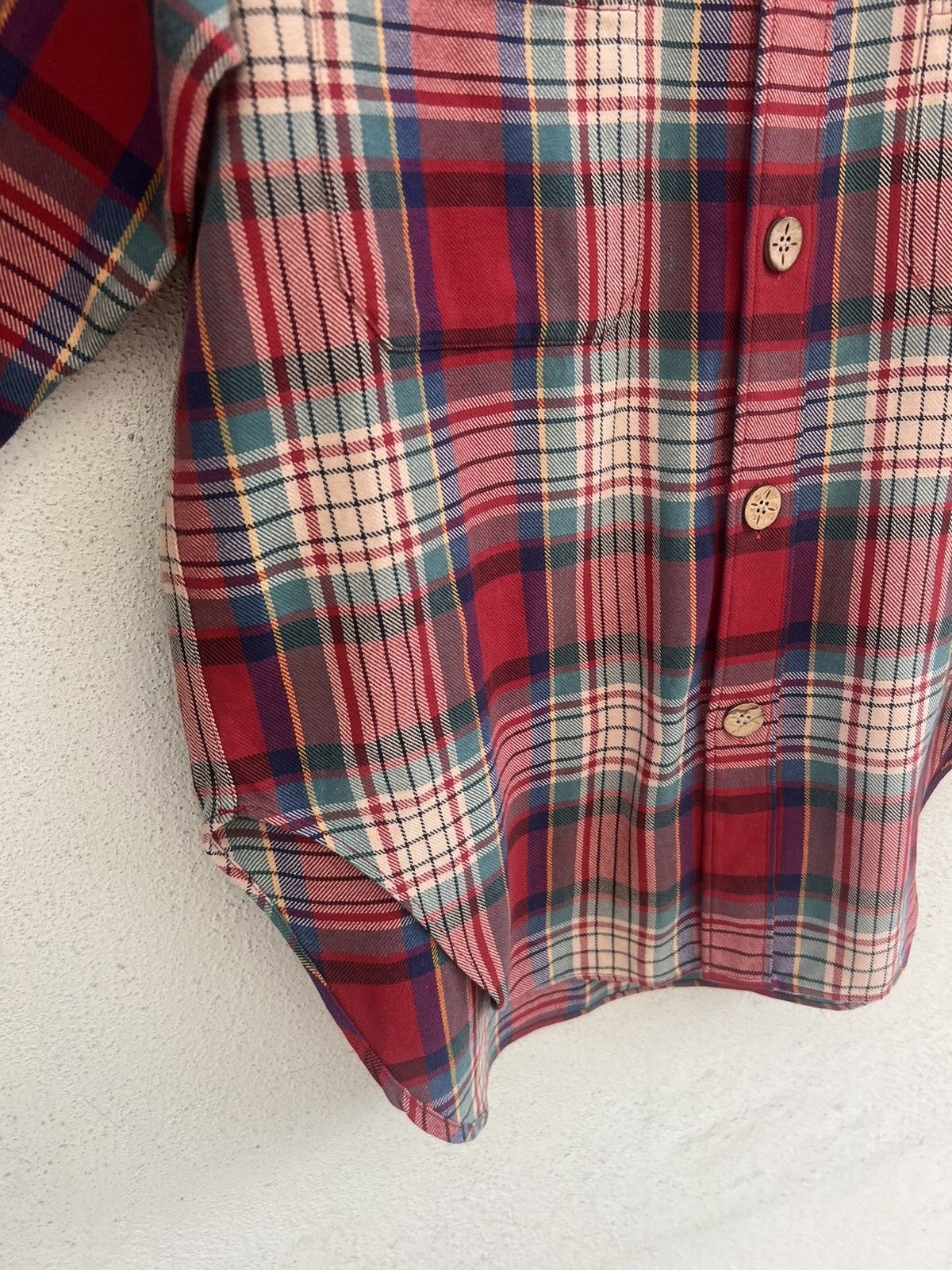 Nicole Club Vintage 90s Nicole Club For Men Plaid Tartan Flannel Shirt Size US L / EU 52-54 / 3 - 11 Thumbnail
