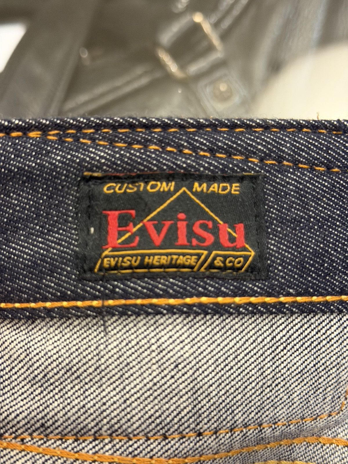 Evisu Evisu Daruma Buddies Daicock Print Slim Jeans Size US 38 / EU 54 - 5 Thumbnail