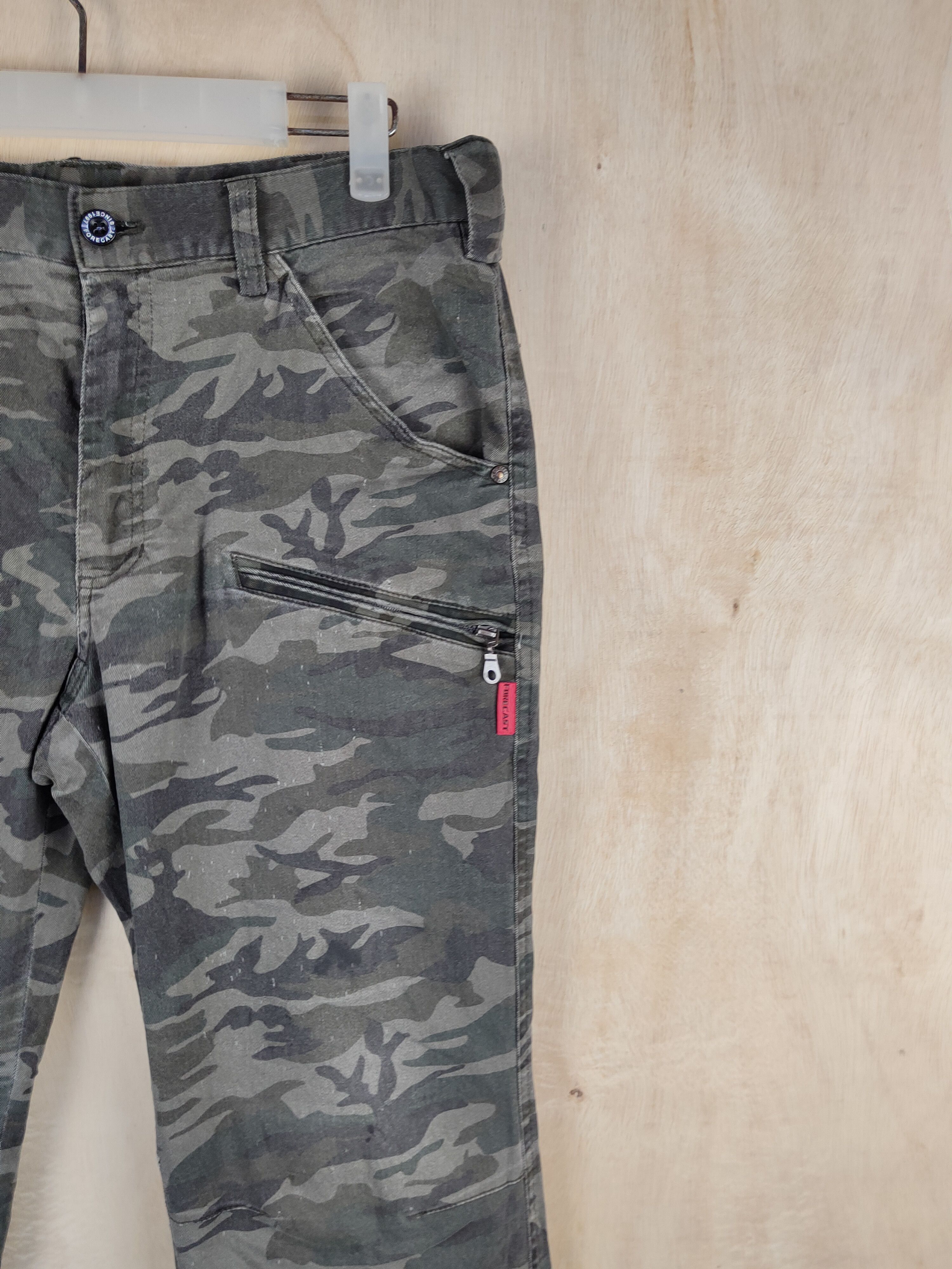 Japanese Brand Forecast Camouflage Multipocket Tactical Cargo Pants #S2428 Size US 33 - 7 Thumbnail
