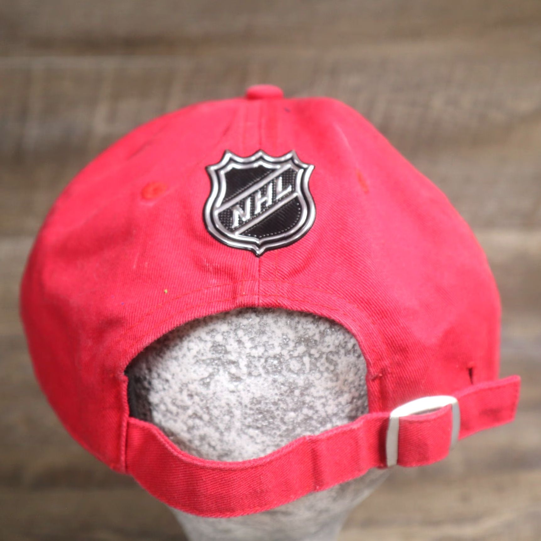 Bally VINTAGE Washington Capitals Hat Baseball Cap Adult Adjustable Red Cotton Twill Embroidered Sports Cap Mens Size ONE SIZE - 4 Thumbnail