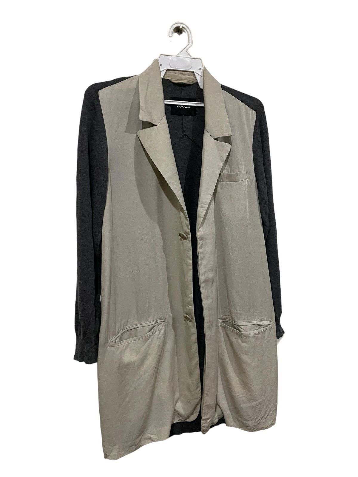 CABANE de ZUCCa Issey Miyake Zucca Double Tone Reflective Collar Jacket Size M / US 6-8 / IT 42-44 - 4 Thumbnail