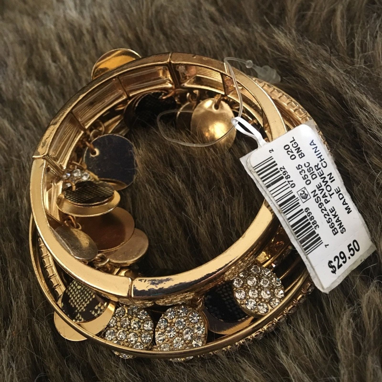 Jewelry Bundled lot of 6 rhinestone snake pave bracelets Size ONE SIZE - 5 Thumbnail