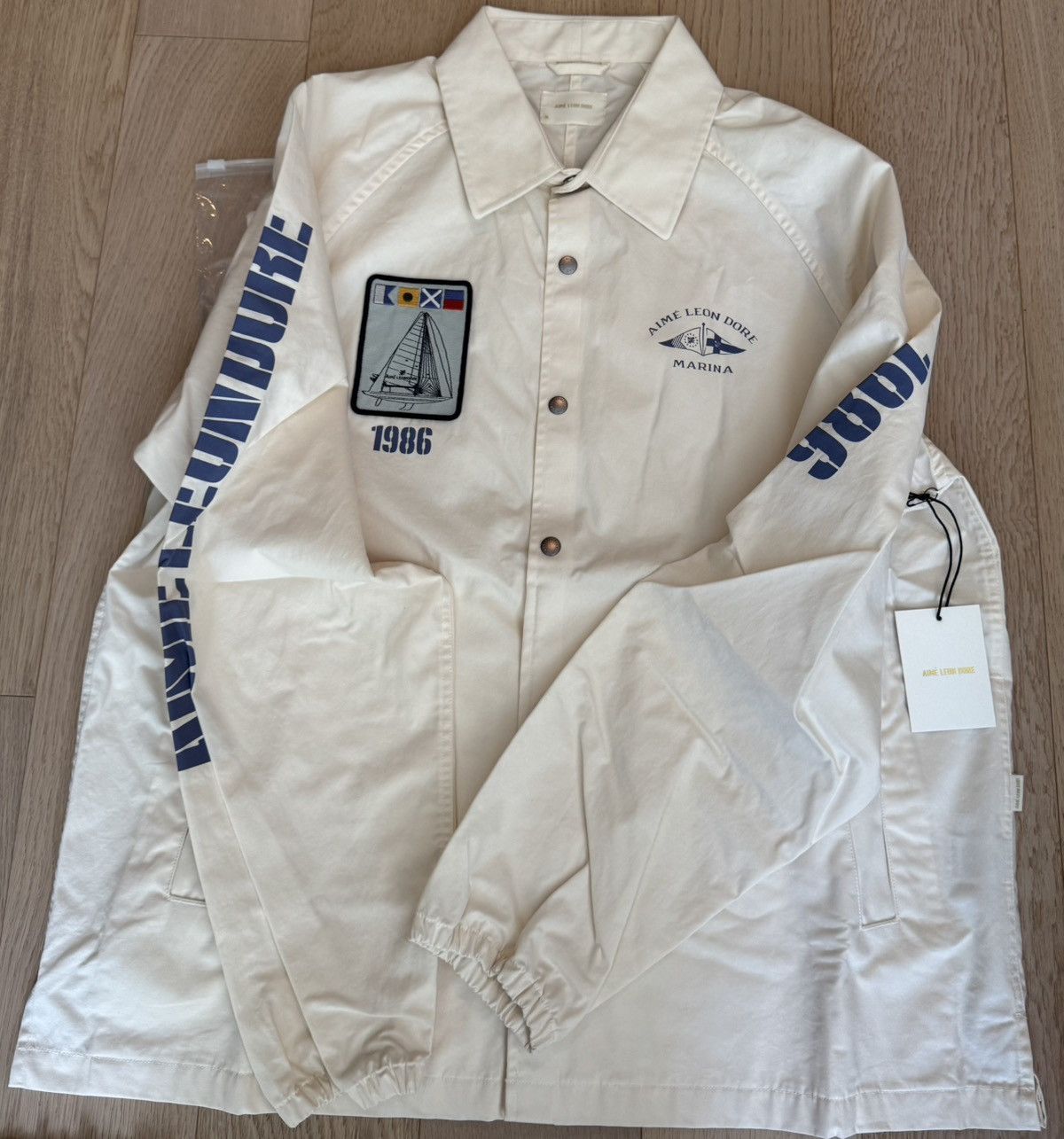 Aime Leon Dore ALD Aime Marina Jacket White Medium Size US M / EU 48-50 / 2 - 6 Thumbnail