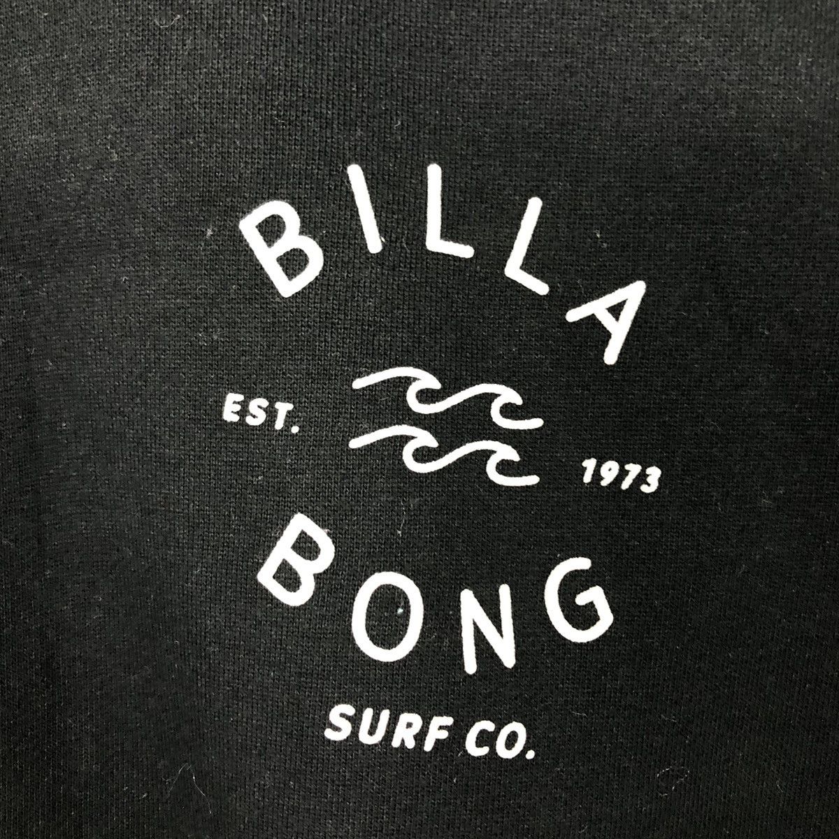Japanese Brand × Vintage 📌Rich Black Vintage Sweatshirt Billabong Big Logo Size US S / EU 44-46 / 1 - 13 Thumbnail