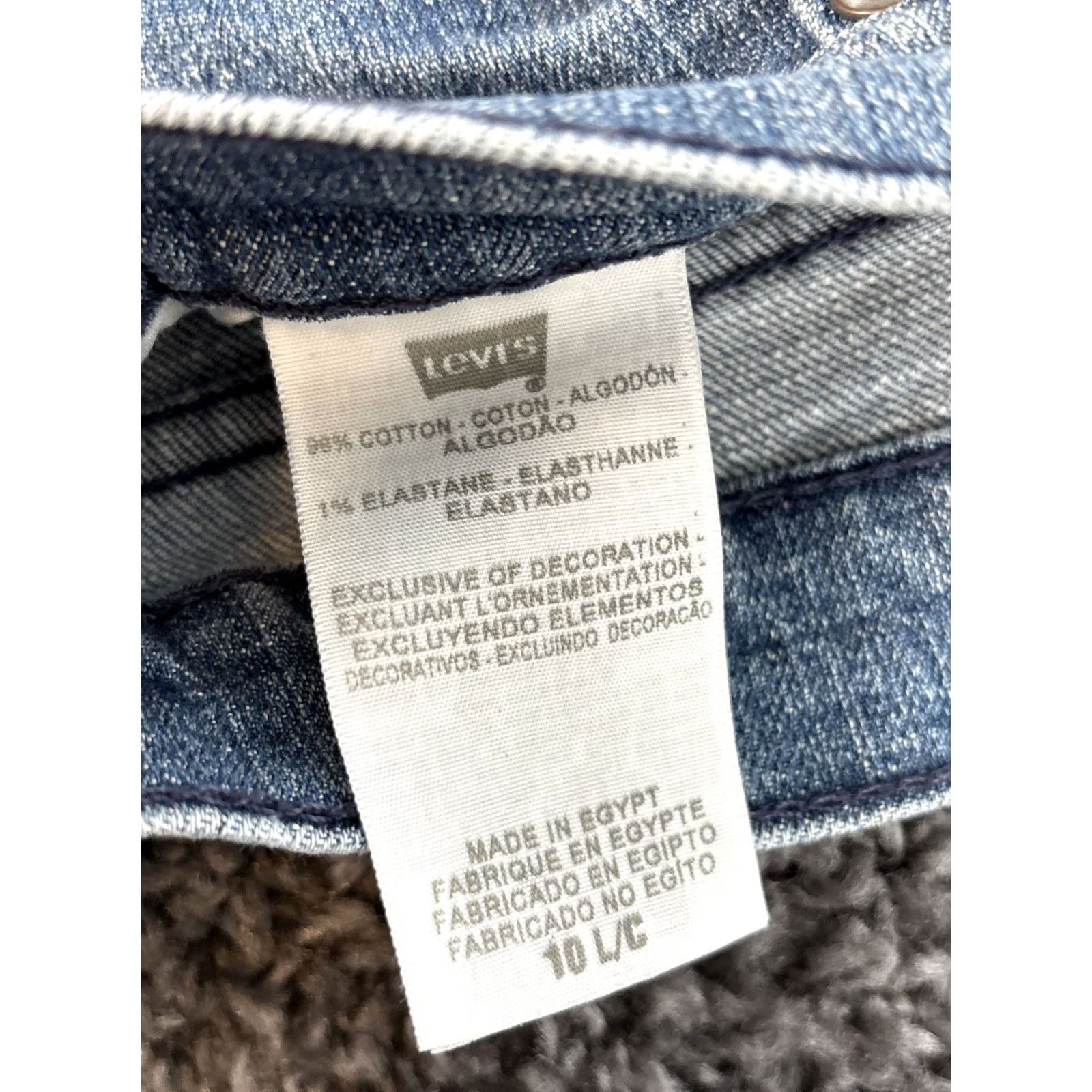 Levi's VINTAGE Levi's 515 Bootcut Jeans Womens 32x33 Light Faded Wash Mid Rise Blue Denim Jeans Ladies Womens Size 24" / US 00 / IT 34 - 7 Thumbnail