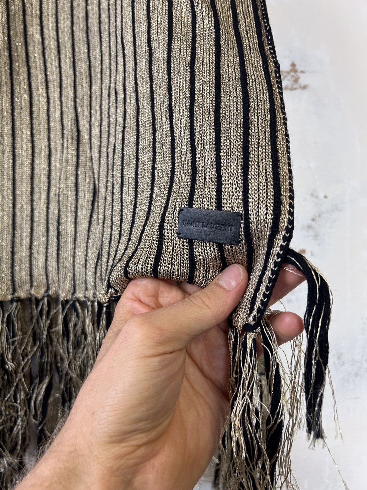 Saint Laurent Paris SAINT LAURENT WOOL SCARF Size ONE SIZE - 5 Thumbnail