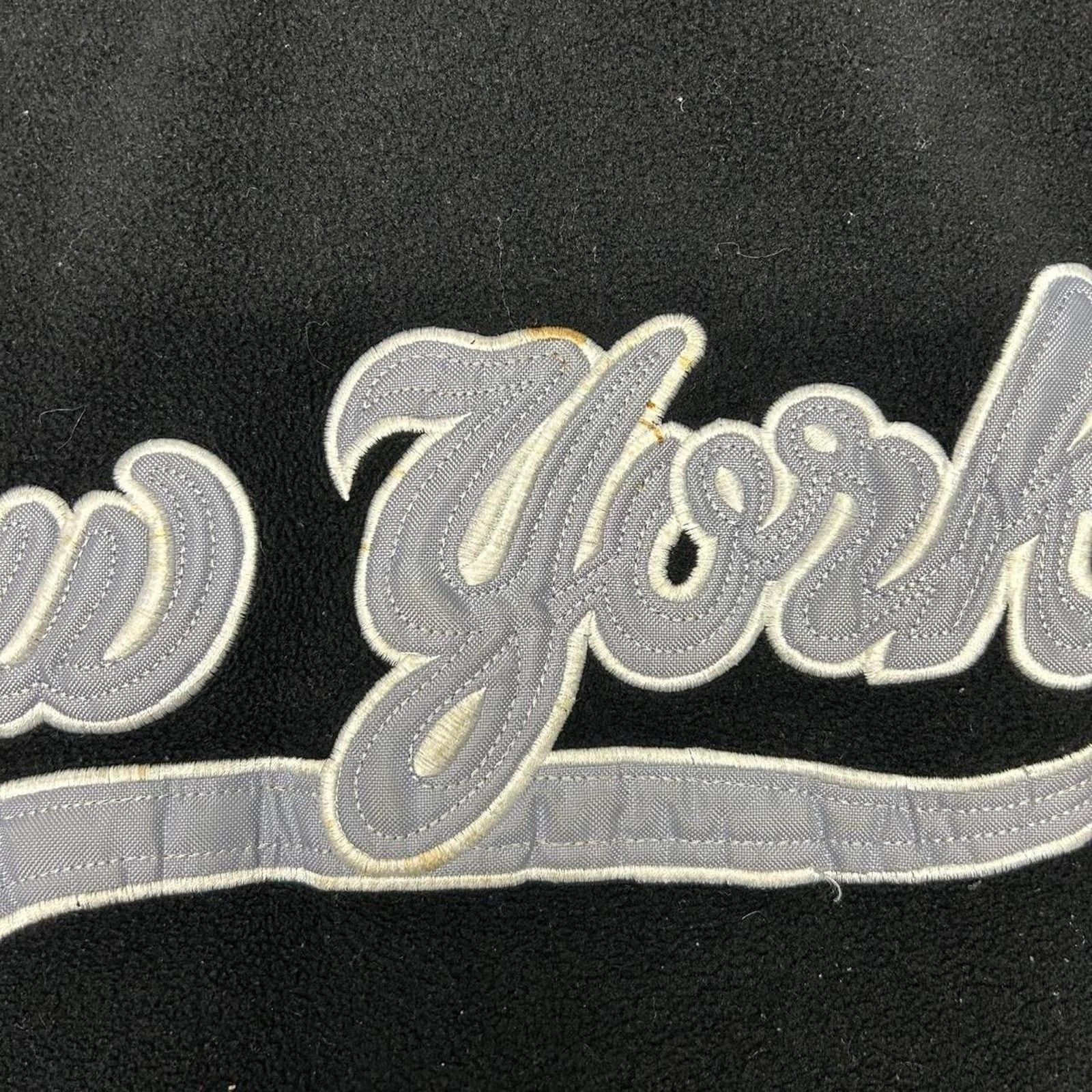 Other Y2K Black New York hoodie with white and grey embroidery Size US XL / EU 56 / 4 - 4 Thumbnail