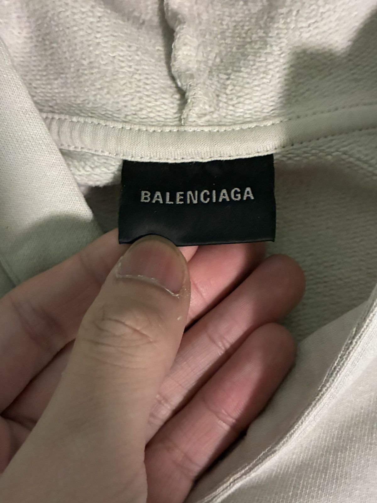 Balenciaga balenciga polo hoodie off-white Size US S / EU 44-46 / 1 - 2 Thumbnail