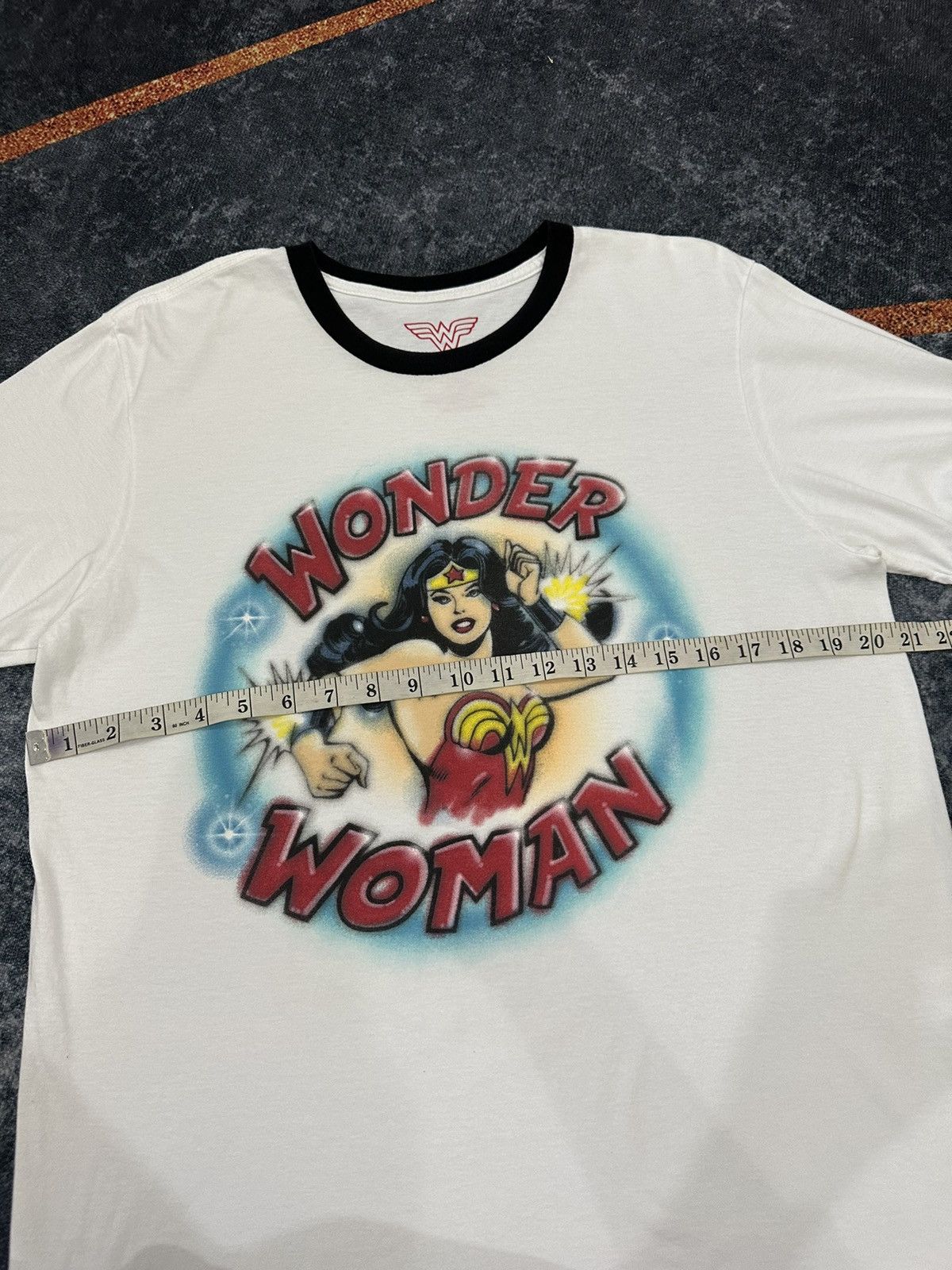 Anime × DC Comics Wonder Women Ringer ©️Dc Tshirt A65 Size US M / EU 48-50 / 2 - 5 Thumbnail