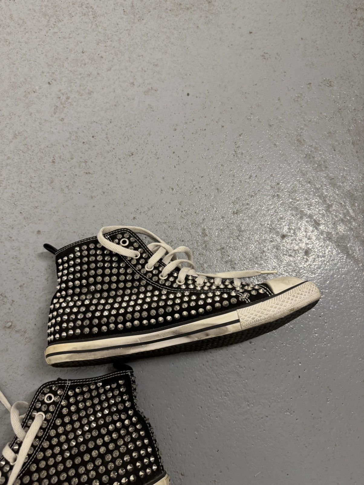 Hollywood Trading Company HTC Hollywood Trading Company Studded High Top Sneakers Size US 9 / EU 42 - 8 Thumbnail