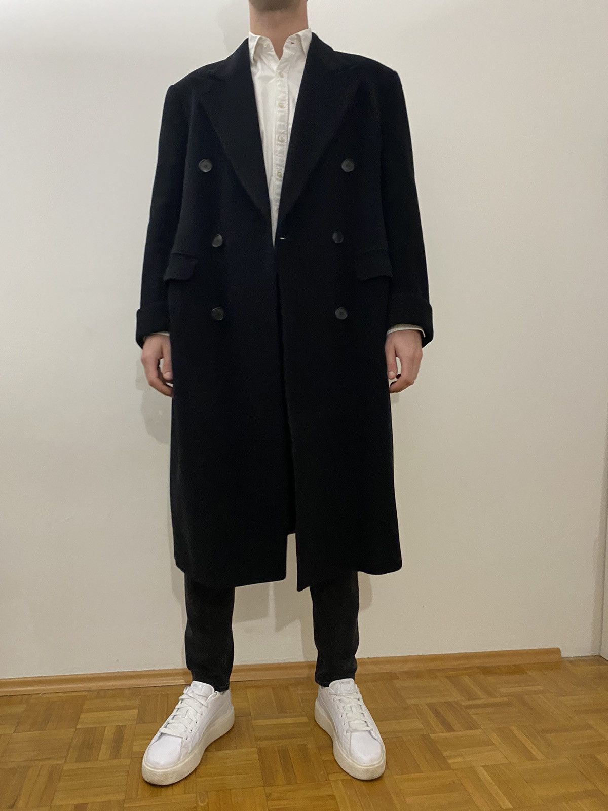 Giorgio Armani Giorgio Armani Original Virgin Wool Coat Size US L / EU 52-54 / 3 - 3 Thumbnail