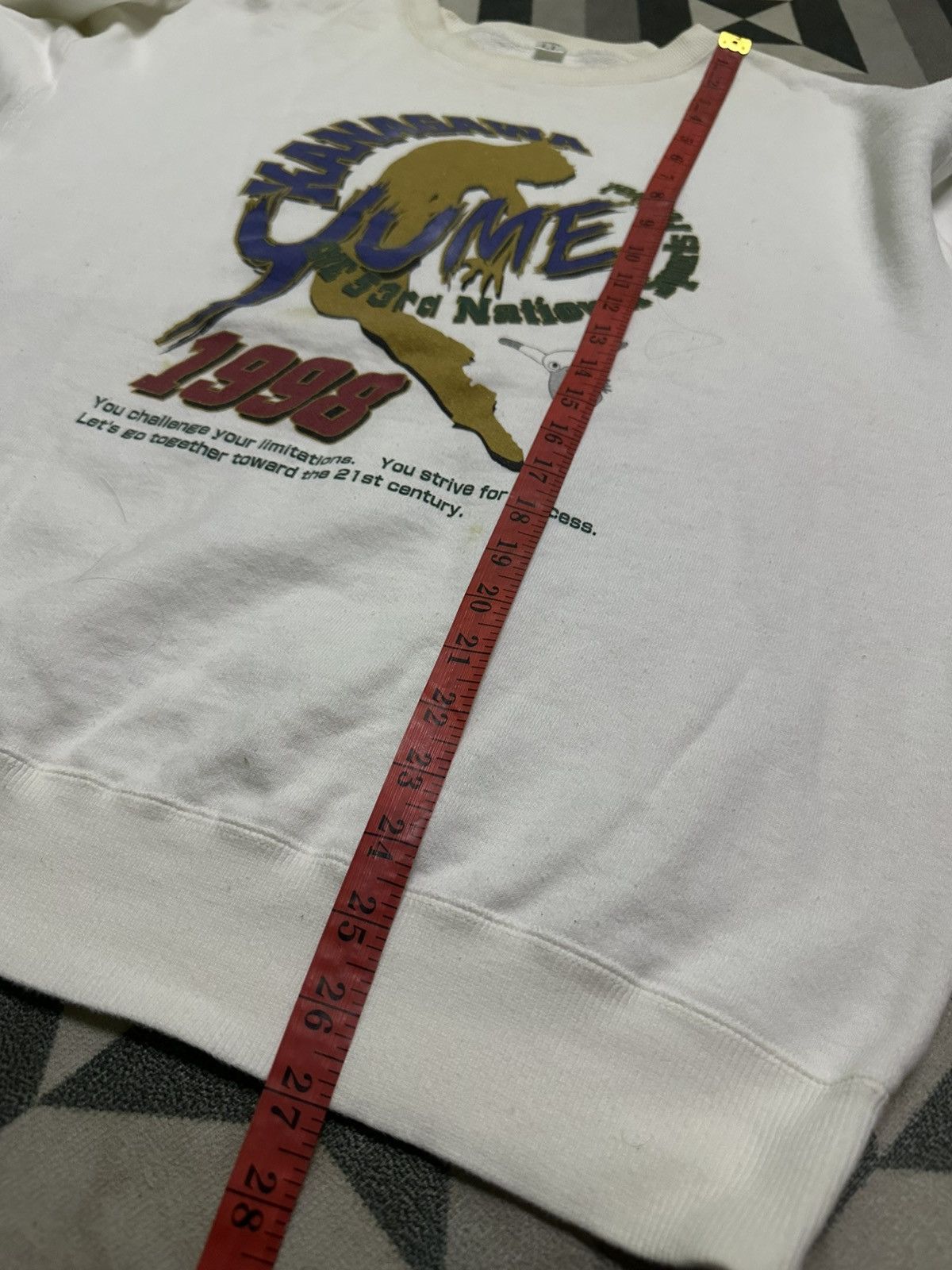 Vintage Vtg Kanagawa Yume National Sports Festival 1998 sweatshirt Size US L / EU 52-54 / 3 - 5 Thumbnail