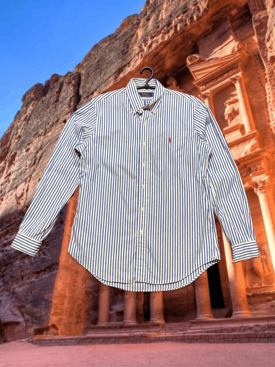 Polo Ralph Lauren Vintage Shirt striped print Polo Ralph Lauren Y2K size M Size US M / EU 48-50 / 2 - 1 Thumbnail