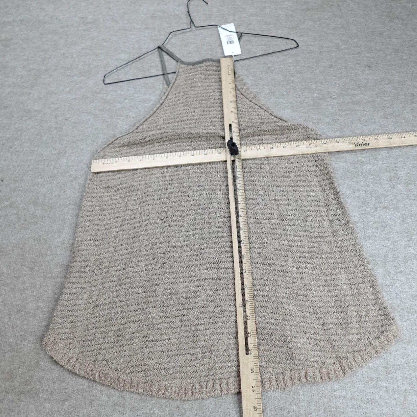 Eileen Fisher VINTAGE? (No) Eileen Fisher Women's Tank Top XL Brown Knit Organic Cotton Regular Sleeveless Spaghetti Strap Pullover Size XL / US 12-14 / IT 48-50 - 3 Thumbnail