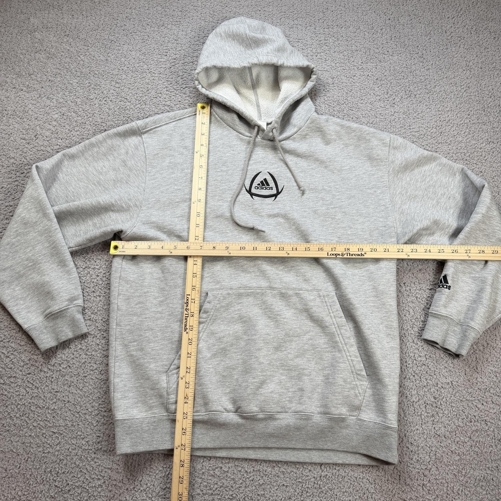 Adidas Adidas 2005 Sweatshirt Mens M Pullover Hoodie Gray Size US M / EU 48-50 / 2 - 3 Thumbnail