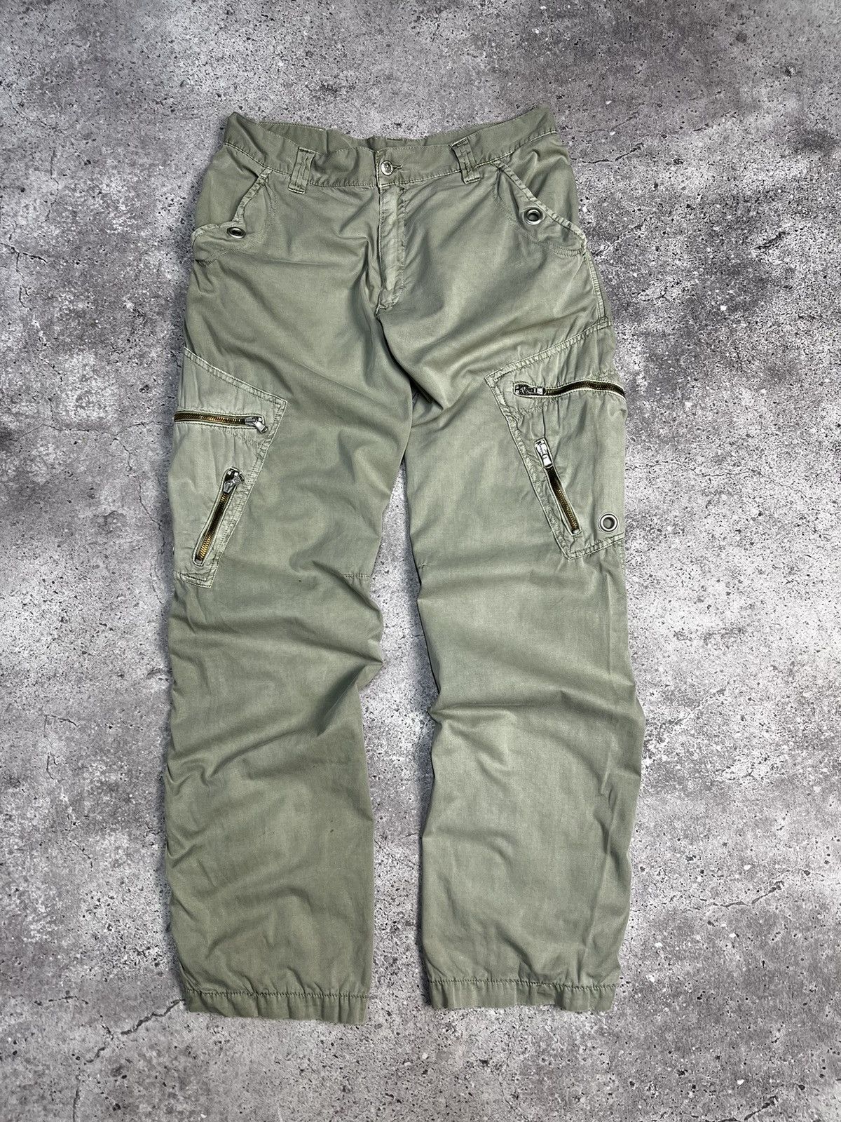 DOLCE&GABBANA archive parachute pants - ワークパンツ/カーゴパンツ