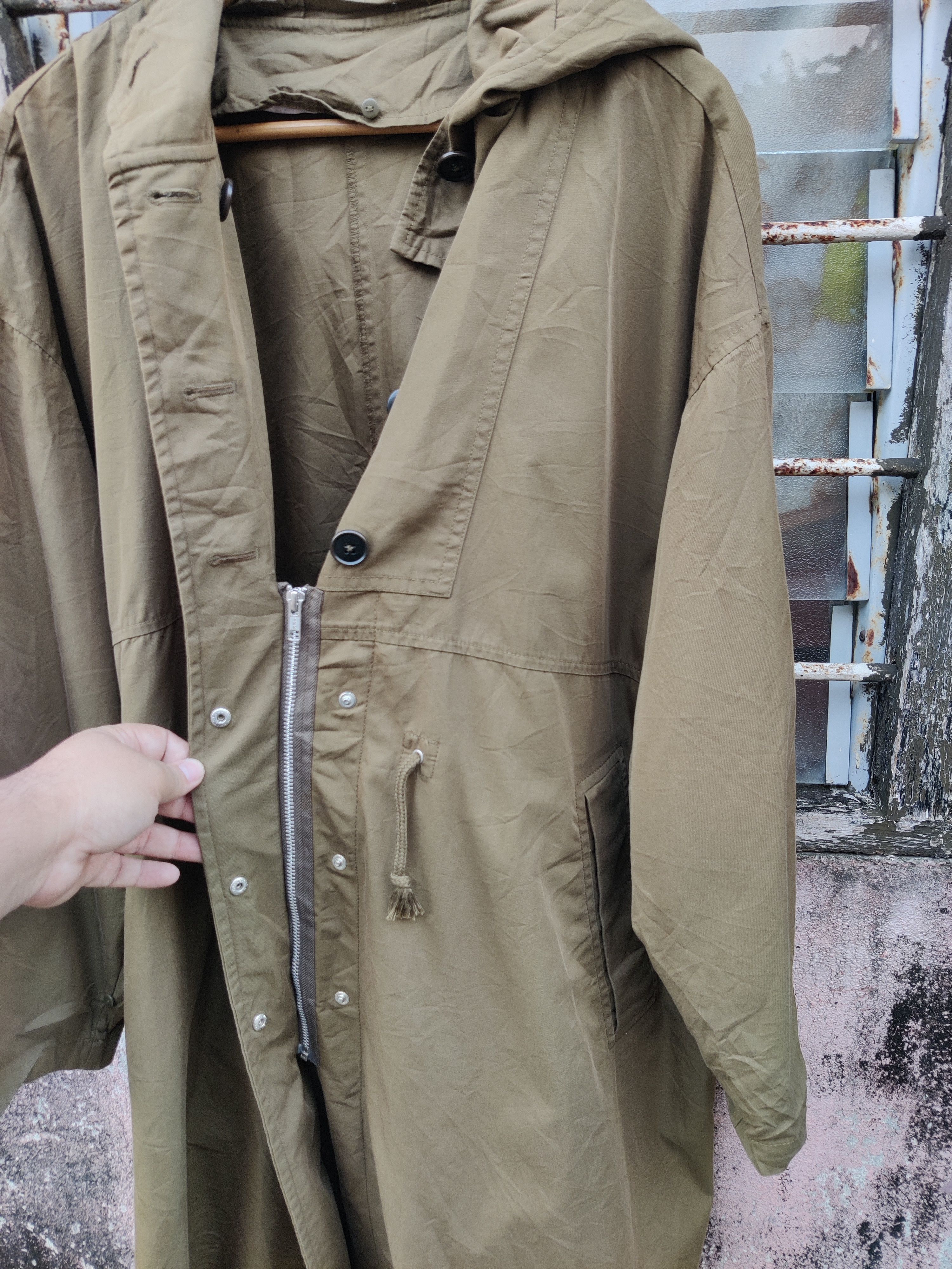 Ciaopanic Vintage KBF Military Green Hooded Long Parka Jacket Size US XL / EU 56 / 4 - 9 Thumbnail