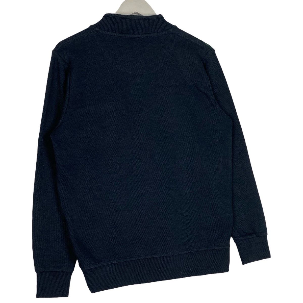 Kansai Yamamoto × Vintage Vintage Kansai Yamamoto Quater Zip Sweatshirt Navy Blue Size US M / EU 48-50 / 2 - 8 Thumbnail