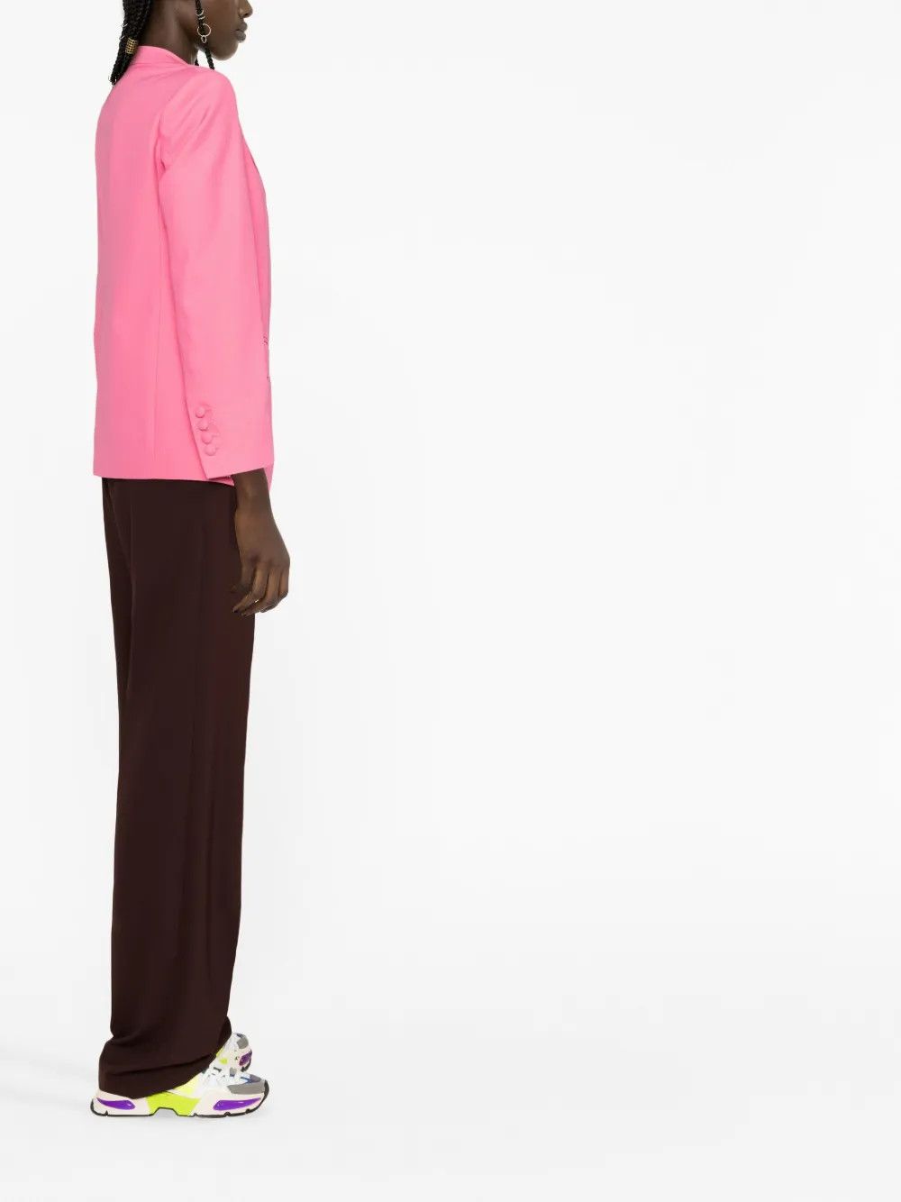Palm Angels o1y1125 Blazer in Pink Size L / US 10 / IT 46 - 2 Thumbnail
