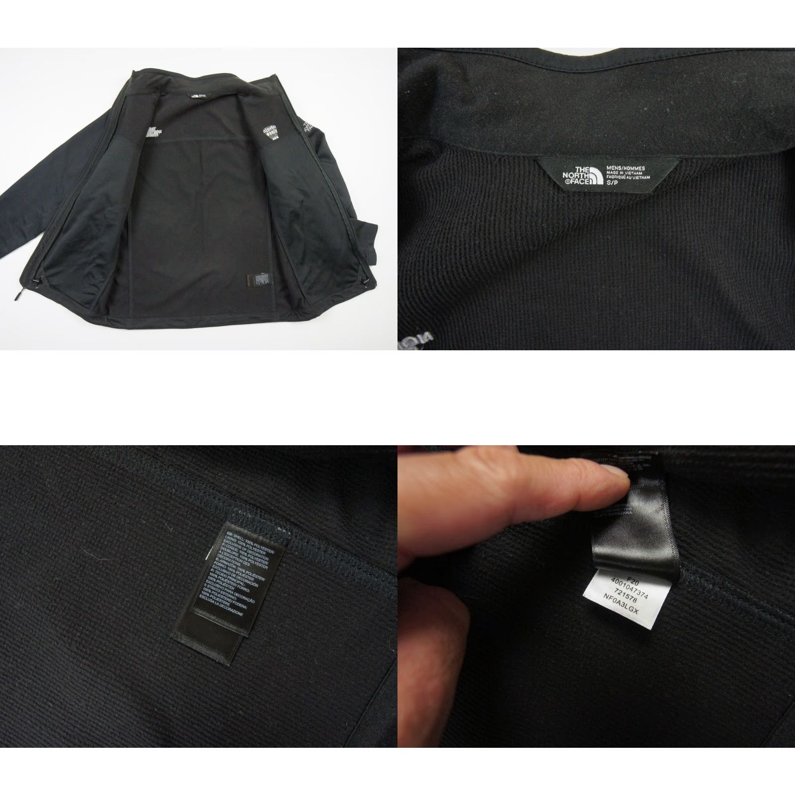 The North Face The North Face Windwall Ridgeline Jacket Mens Small Black Softshell Zip Outdoor Mens Size US S / EU 44-46 / 1 - 8 Thumbnail