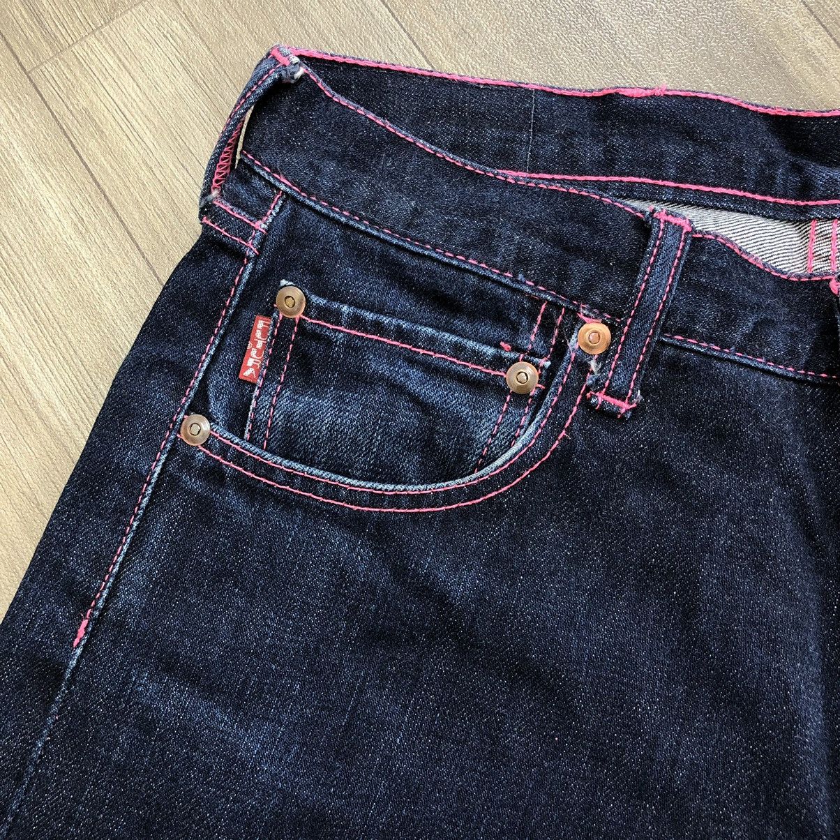 Futura Vintage Futura Lavoratories Pinky Stitch Blue Jeans Size US 30 / EU 46 - 11 Thumbnail