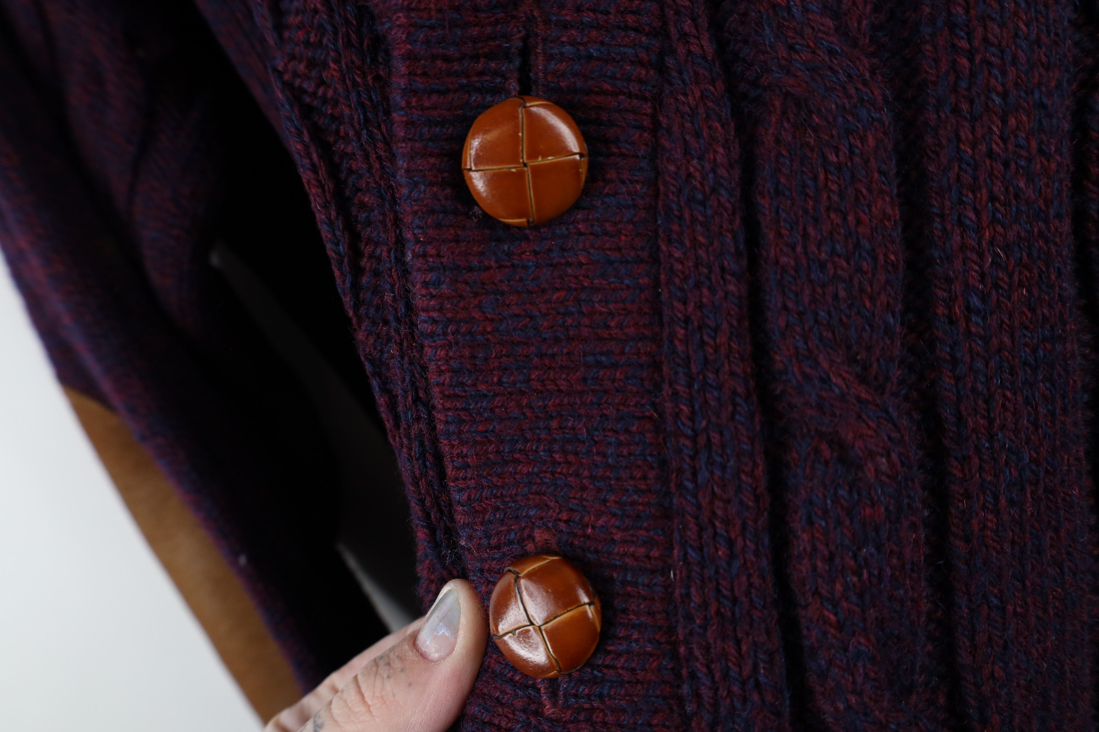 Eddie Bauer × Vintage Vintage 90s Eddie Bauer Knit Shawl Cardigan Sweater USA Size US L / EU 52-54 / 3 - 8 Thumbnail