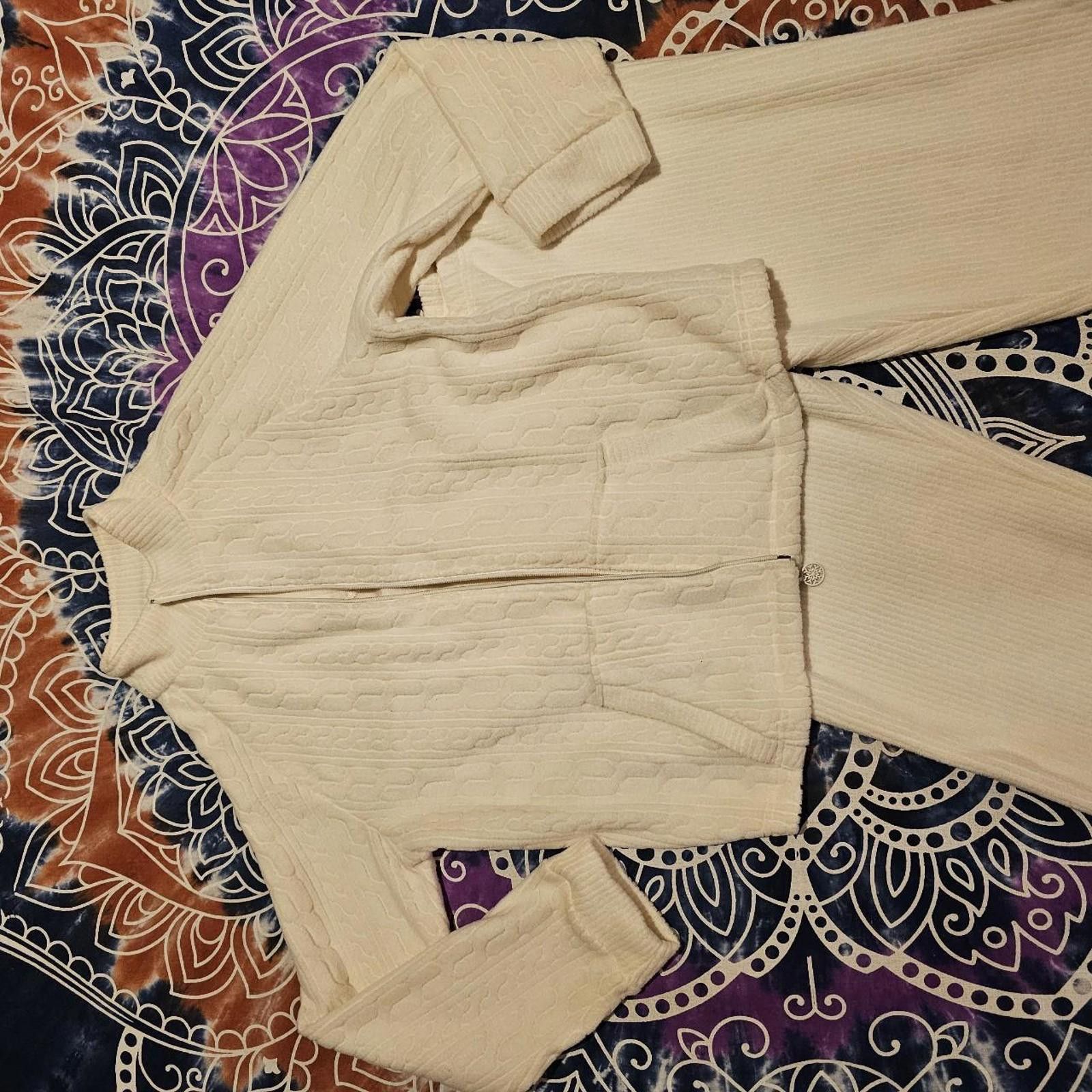 Designer JK Attire Women's Cream Jumpsuit Size 32" / US 10 / IT 46 - 7 Thumbnail