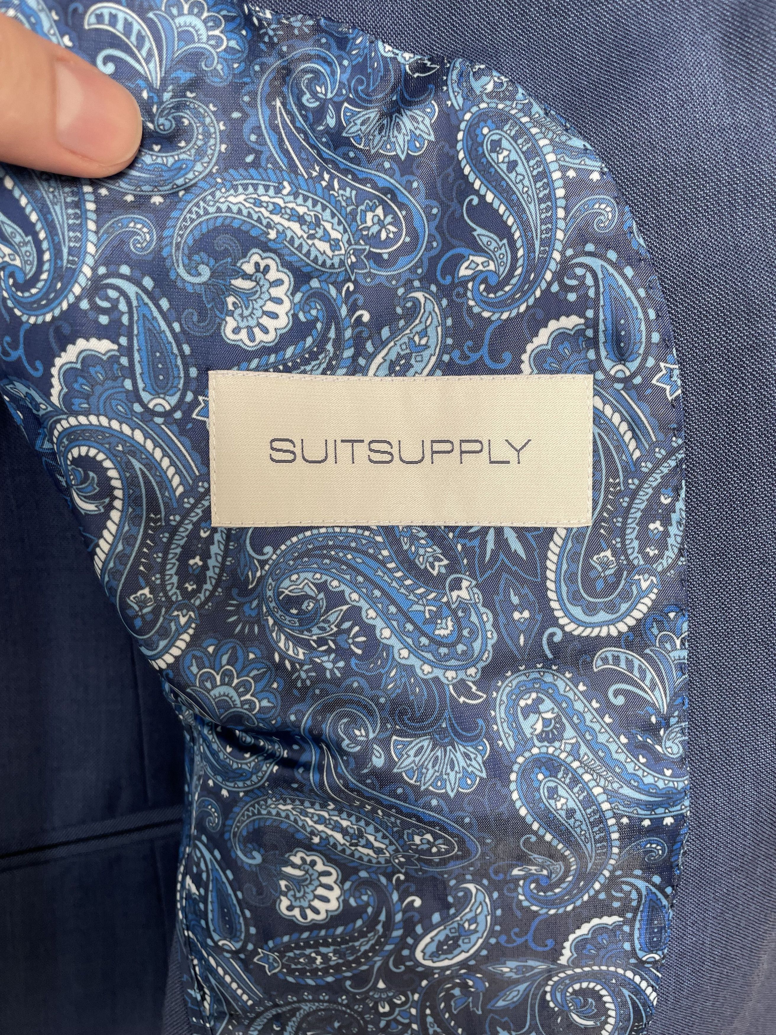 Suitsupply NWT Suitsupply mid blue super 150 3 pc suit, size 36R\EU46 Size 36R - 5 Thumbnail