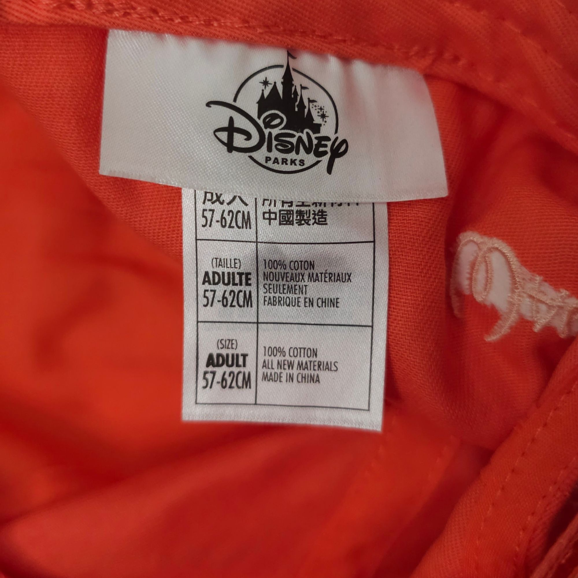 Disney Disney Parks World Embroidered Puff D Chenille Strapback Cap Size ONE SIZE - 7 Thumbnail