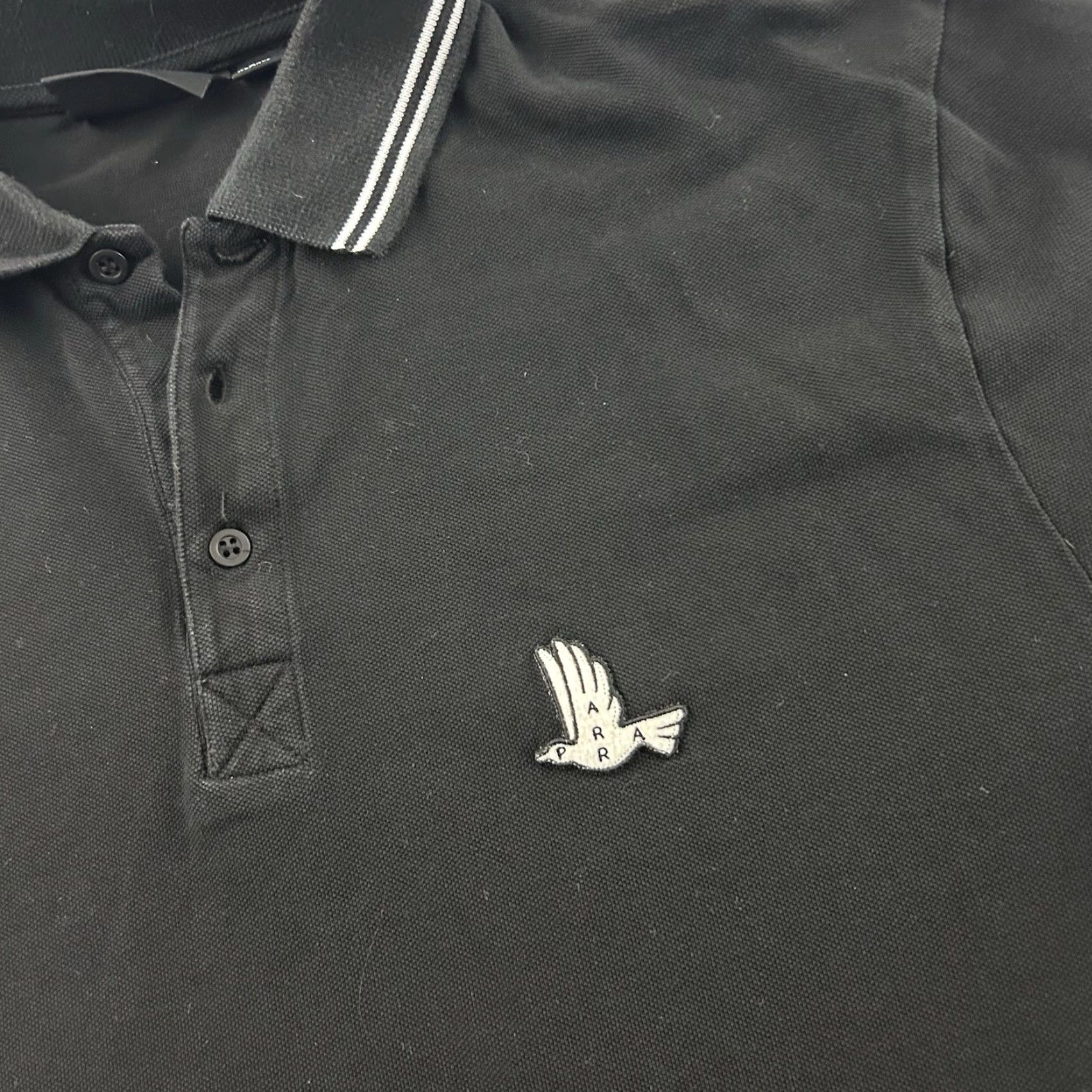 Parra Parra Short Sleeve Button Front Polo Shirt Men's XL Black Size US XL / EU 56 / 4 - 2 Thumbnail