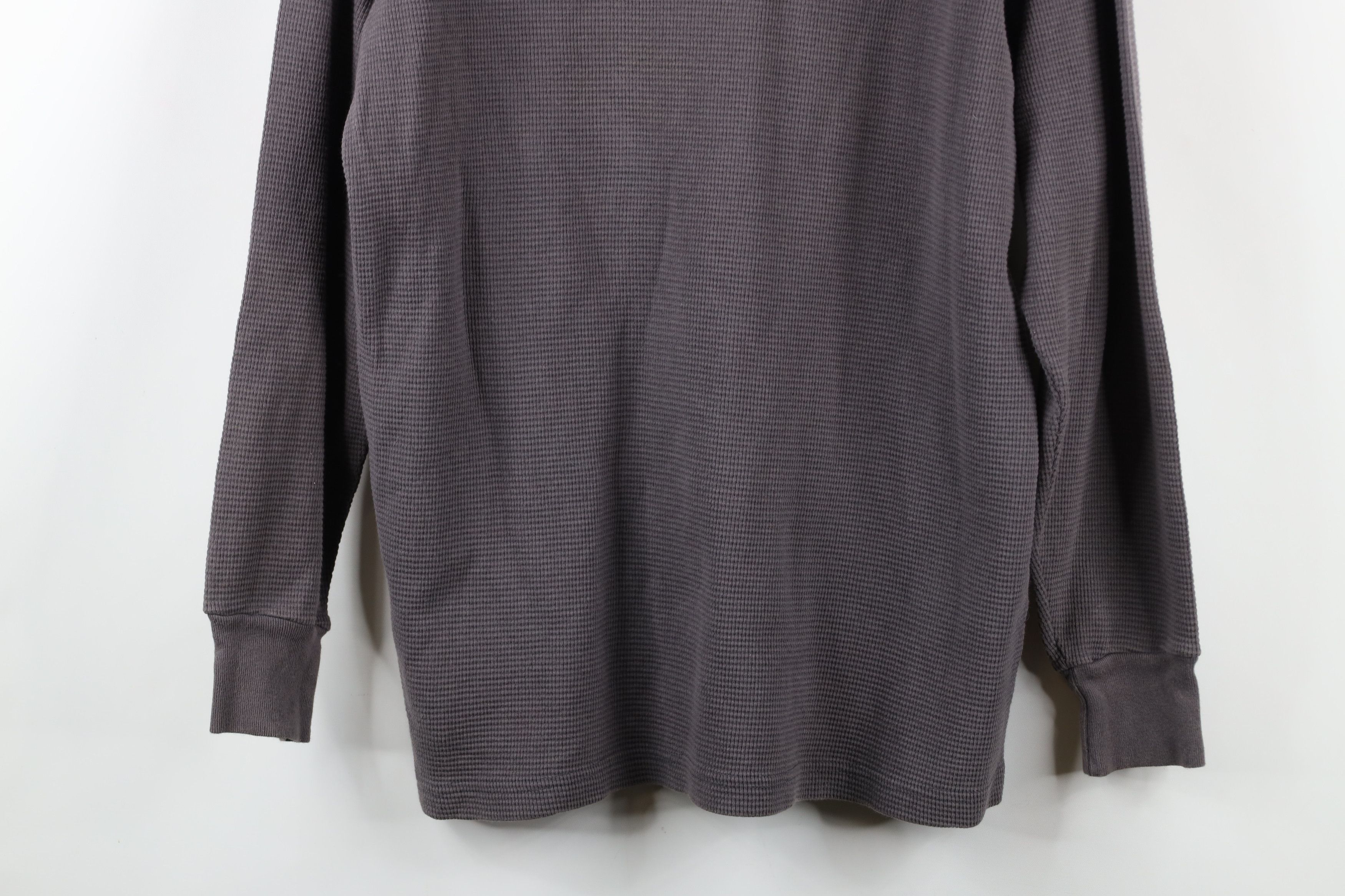 Vintage Vintage 90s Heavy Thermal Waffle Knit Long Sleeve T-Shirt Size US L / EU 52-54 / 3 - 3 Thumbnail