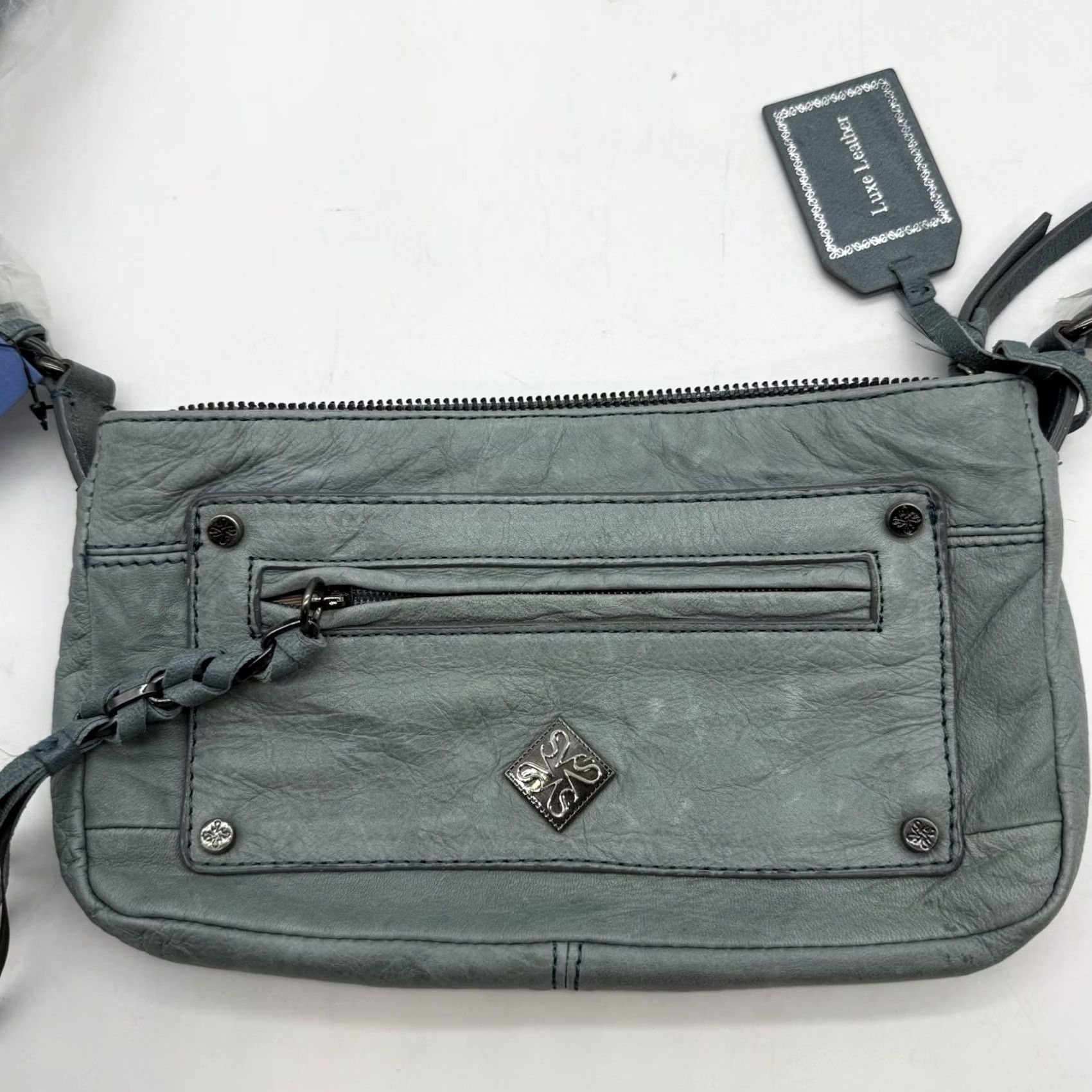 Vintage VINTAGE Simply Vera Wang Teal Green Leather Crossbody Purse FLAWED Size ONE SIZE - 5 Thumbnail