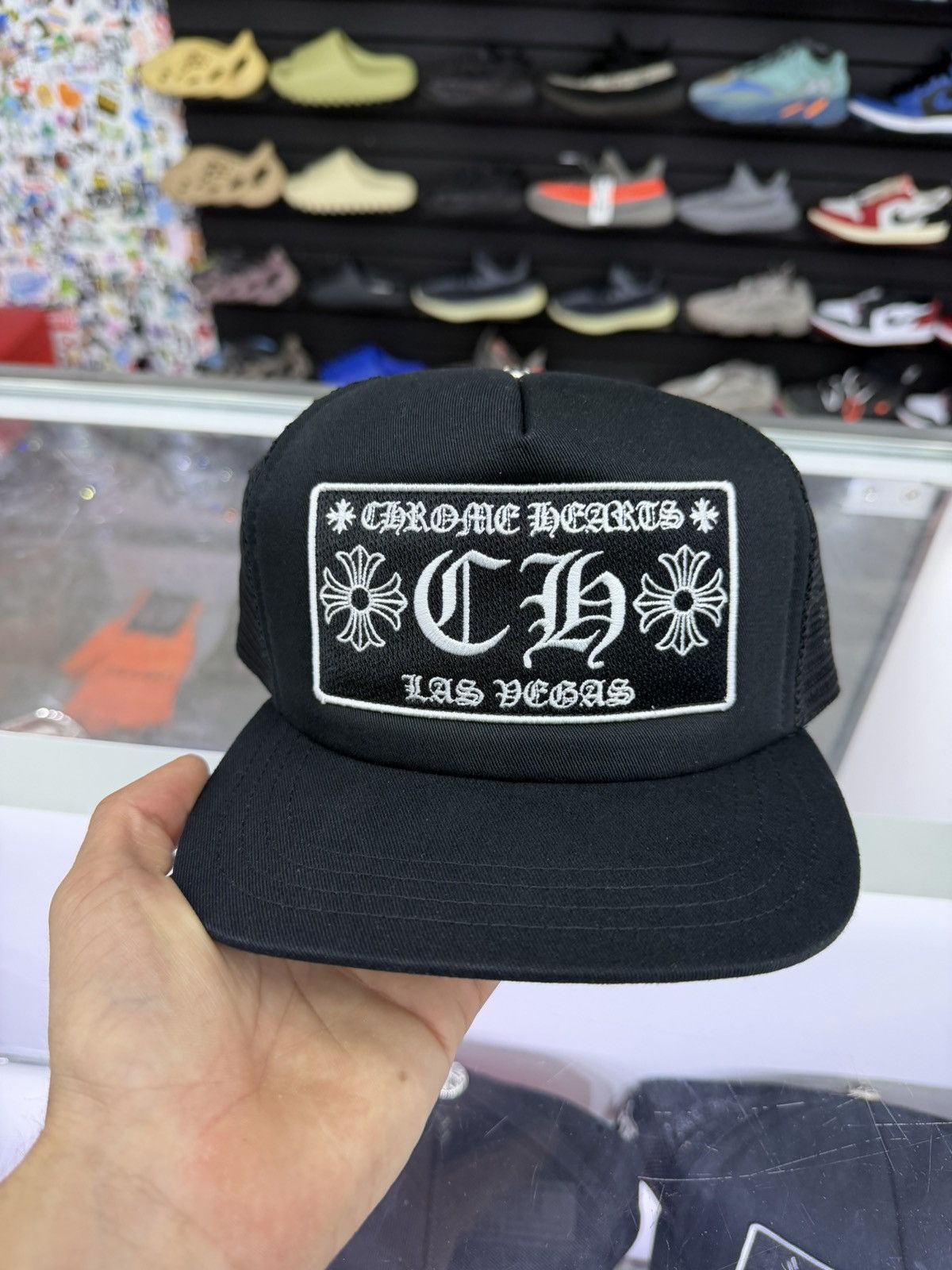 Chrome Hearts Chrome Hearts Las Vegas Trucker Snapback Hat Size ONE SIZE - 1 Thumbnail