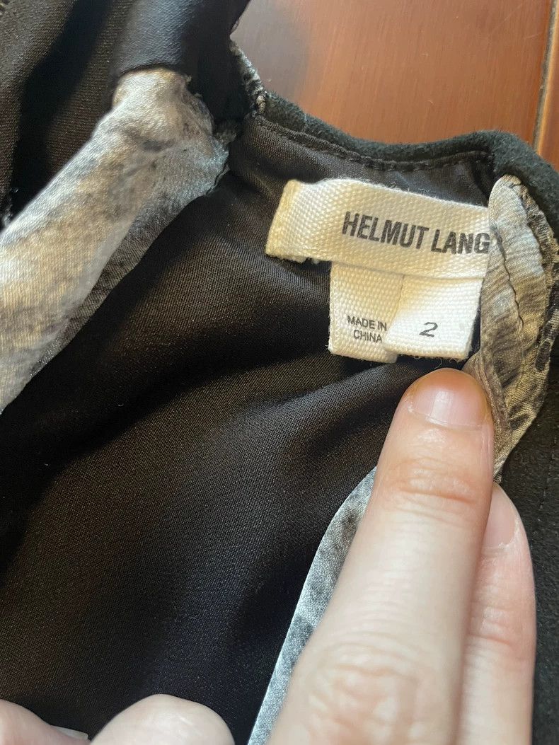 Helmut Lang Helmut Lang size 2100% Mulberry Silk ink wash painting Dres Size M / US 6-8 / IT 42-44 - 2 Thumbnail