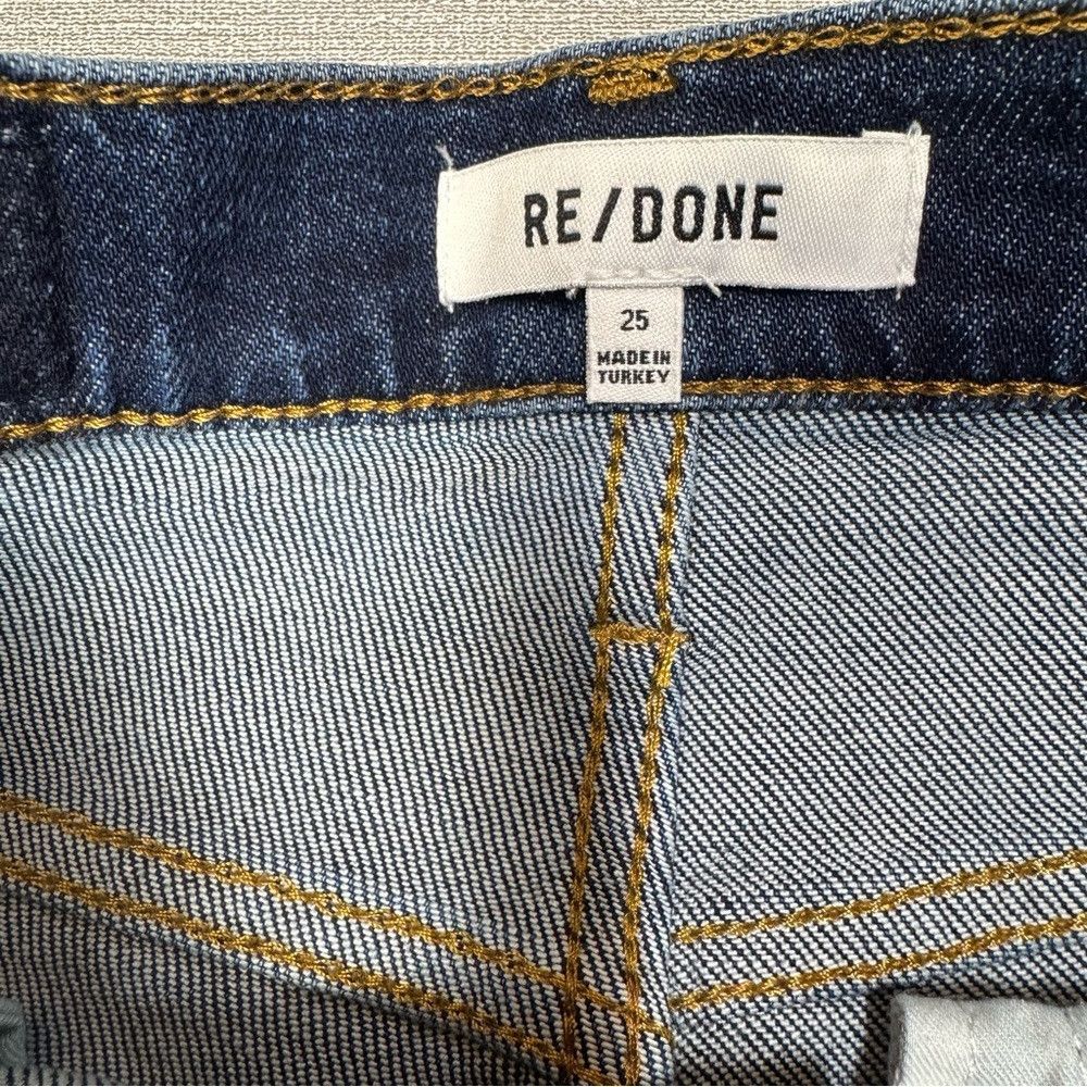 RE/DONE NWT New $275 RE/DONE High Rise Skinny Jeans in Dark Rinse S Size 25" / US 0 / IT 36 - 7 Thumbnail