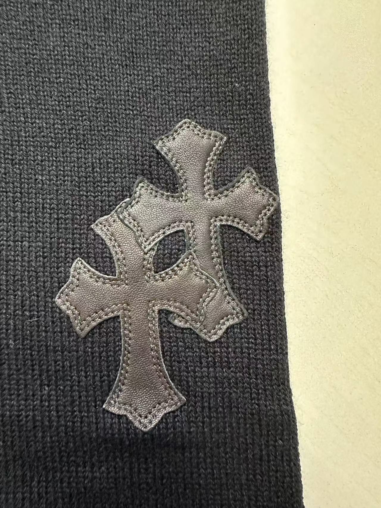 Chrome Hearts Chrome Hearts Cross Patch Cashmere Pullover Hoodie Size US L / EU 52-54 / 3 - 5 Thumbnail