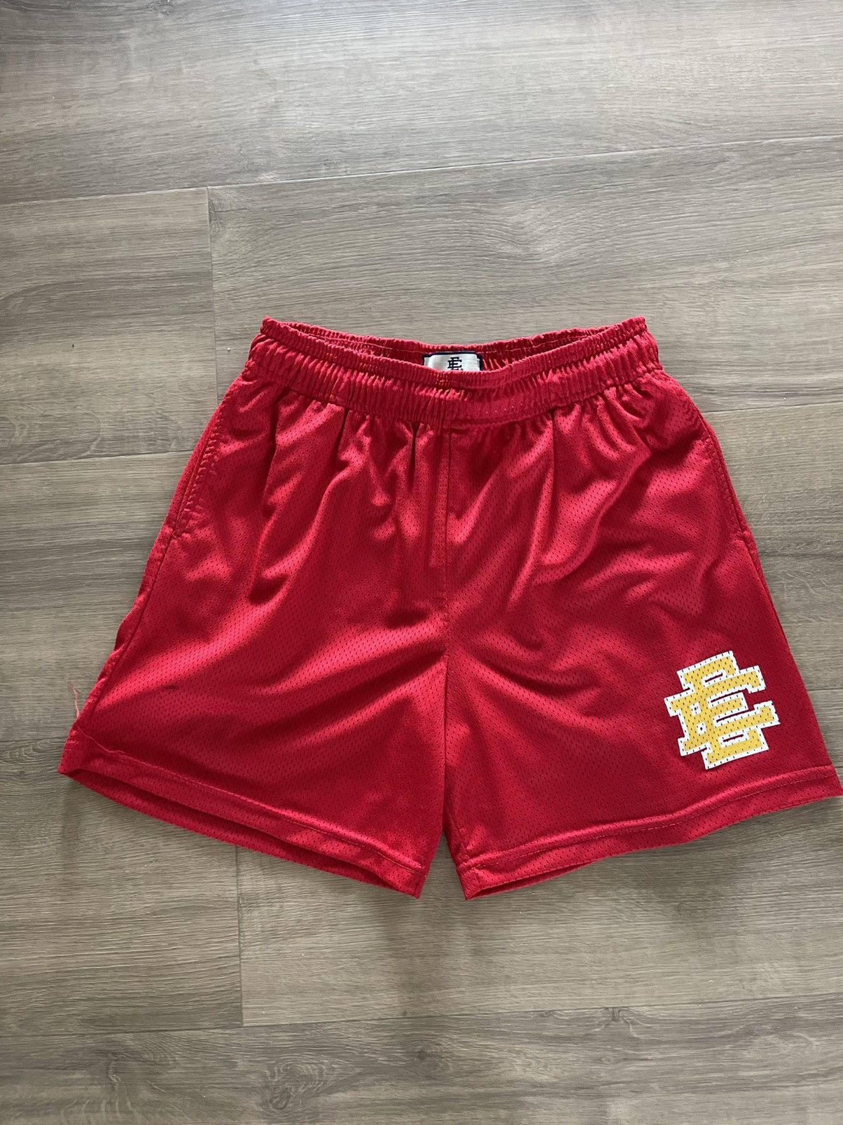 Pre-owned Eric Emanuel Mesh Shorts Red