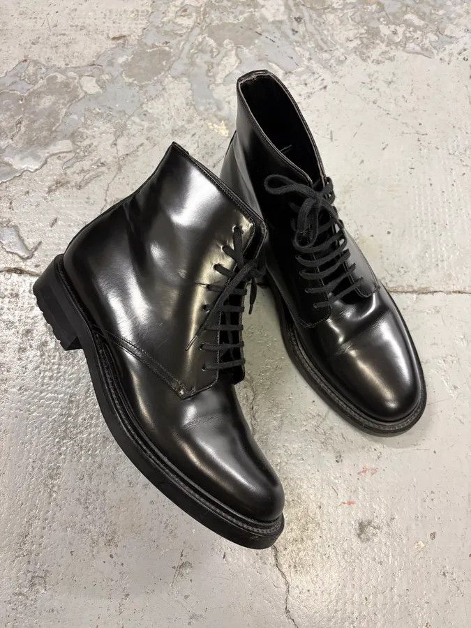Saint Laurent Paris AW2016 Saint Laurent Black Classy Leather Boots Size US 8 / IT 38 - 5 Thumbnail