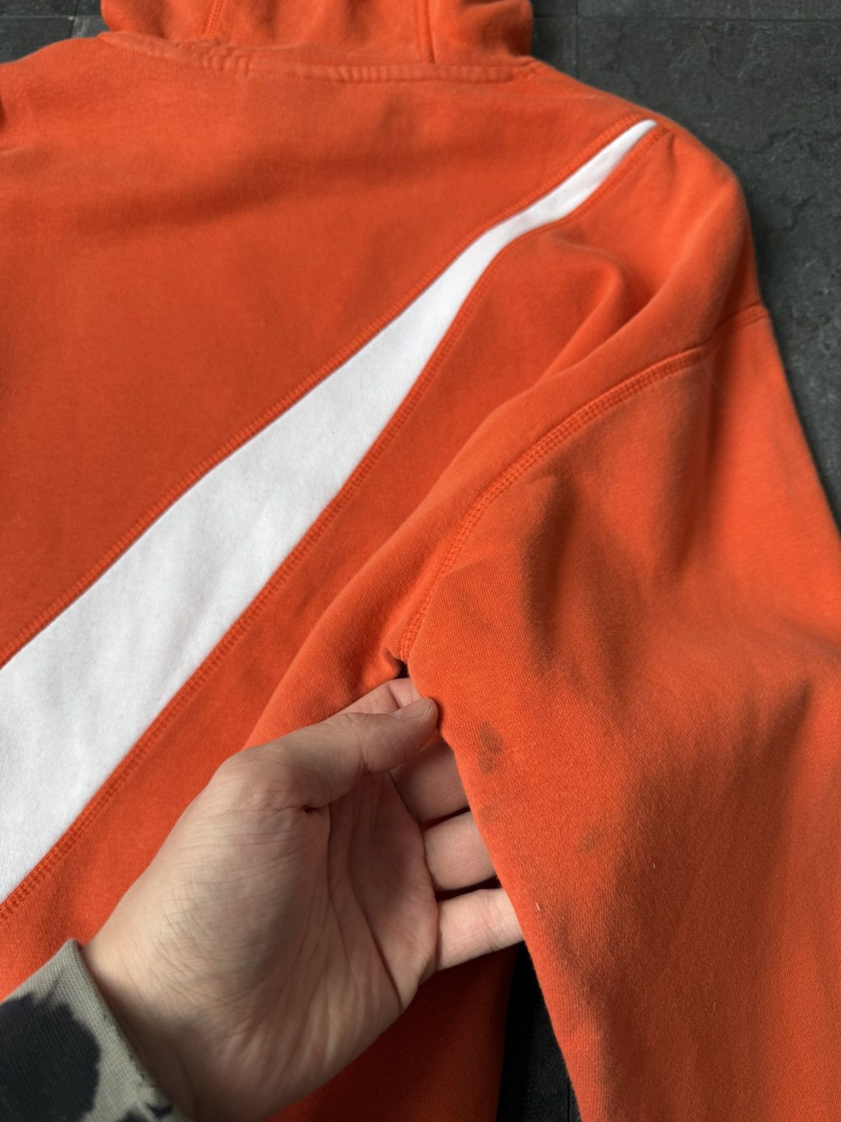 Nike × Vintage Vintage Nike big logo swoosh hoodie Size US XS / EU 42 / 0 - 10 Thumbnail