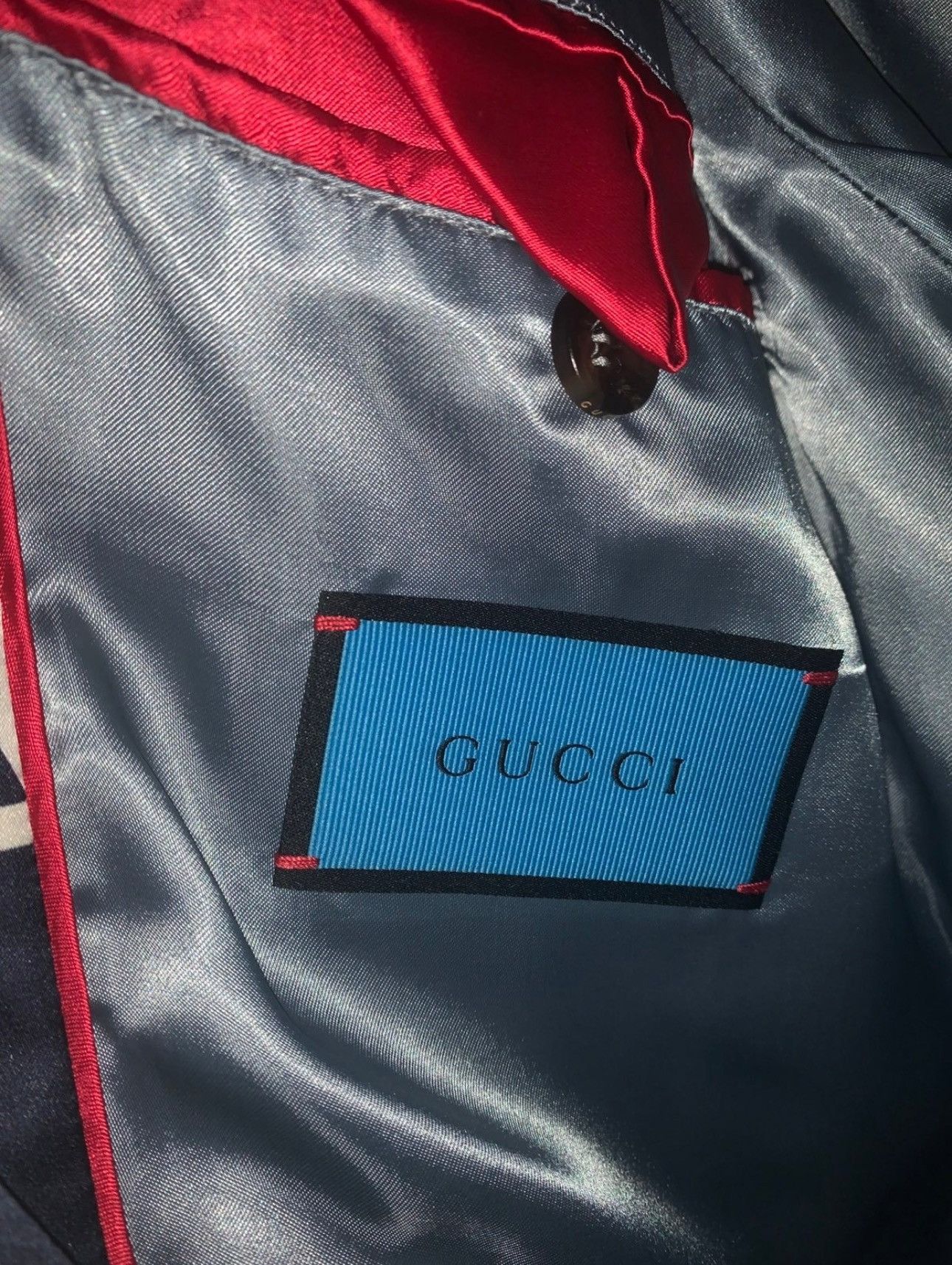 Gucci Gucci Ghost Star Silk Bomber Size US L / EU 52-54 / 3 - 3 Thumbnail
