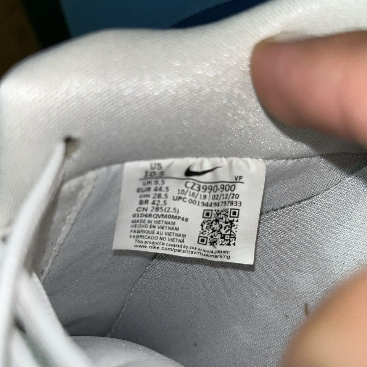 Nike Nike Ruohan Wang x Air Force 1 Low CZ3990-900 Sz 10.5 Size US 10.5 / EU 43-44 - 7 Thumbnail