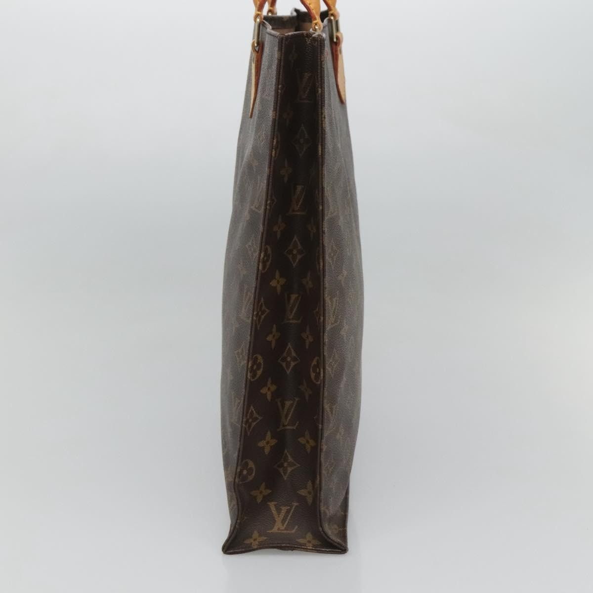 Louis Vuitton LOUIS VUITTON Monogram Sac Plat Hand Bag M51140 Size ONE SIZE - 5 Thumbnail