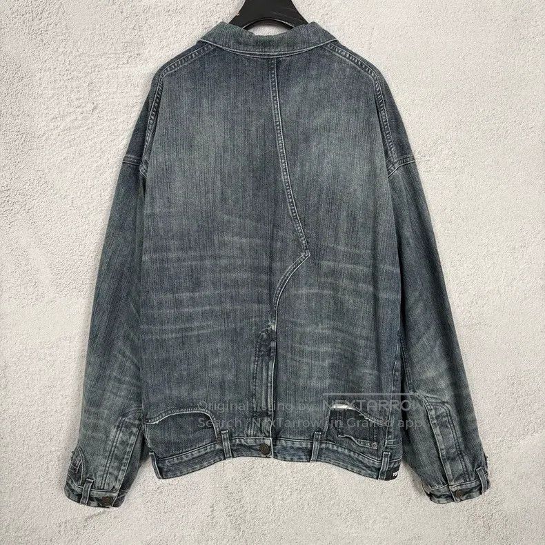 Balenciaga Balenciaga Reversed Patchwork Denim Jacket Size US XS / EU 42 / 0 - 2 Thumbnail