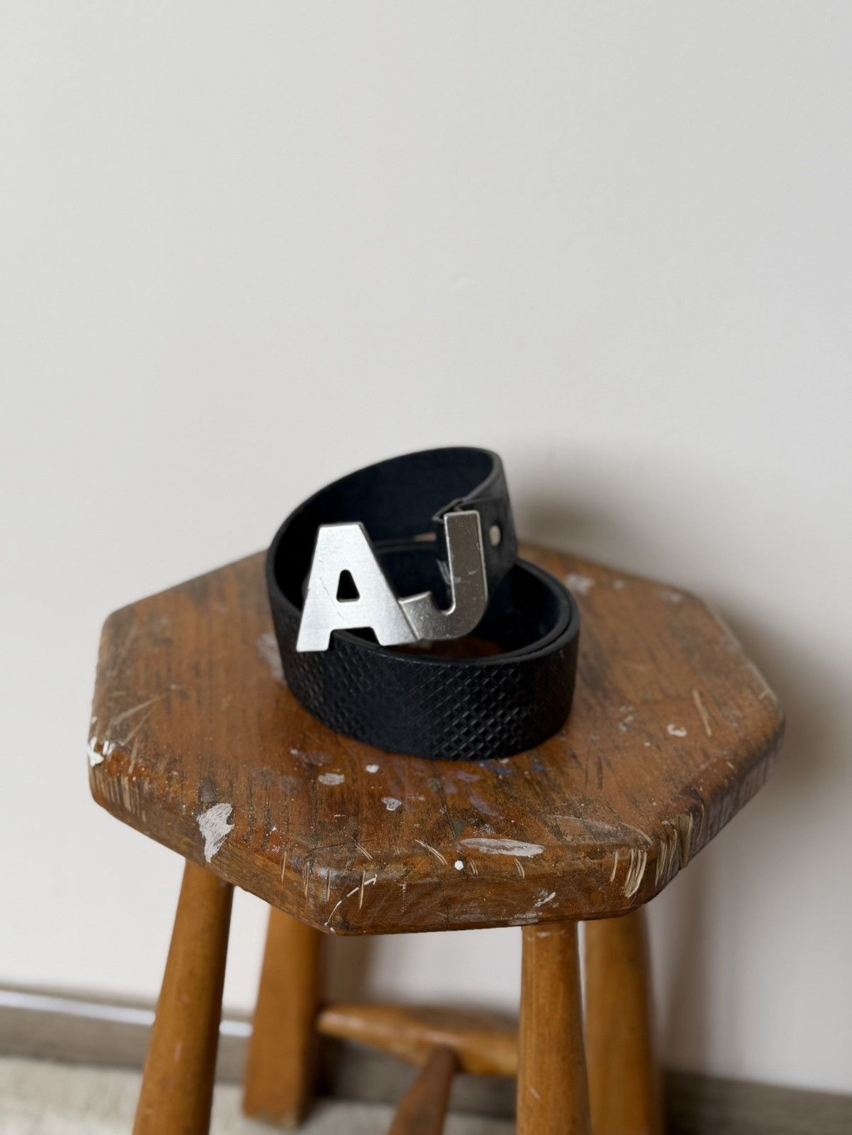 Armani Vintage Armani 90s Leather Y2K Metal logo opium style belt Size ONE SIZE - 2 Thumbnail