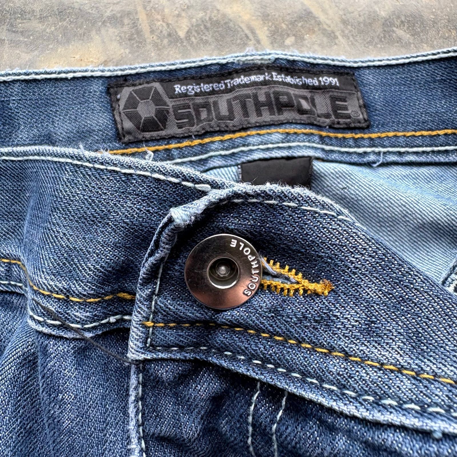 Southpole × Vintage Crazy Y2K Baggy Southpole Blue Jeans Size US 40 / EU 56 - 3 Thumbnail