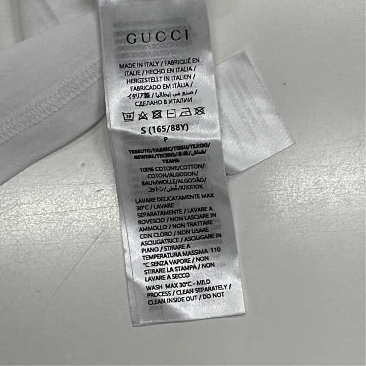 Gucci Gucci Logo Print Short Sleeve T-Shirt-2507 Size S / US 4 / IT 40 - 4 Thumbnail