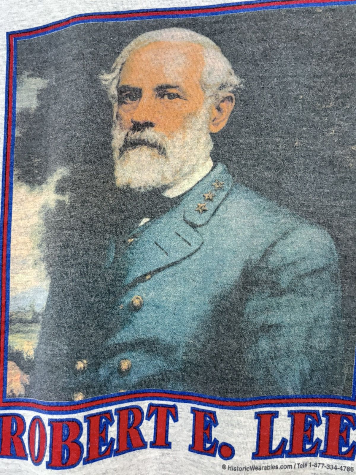 Vintage 90’s Robert E Lee War General Rare Vintage Tee Shirt Size US M / EU 48-50 / 2 - 3 Thumbnail
